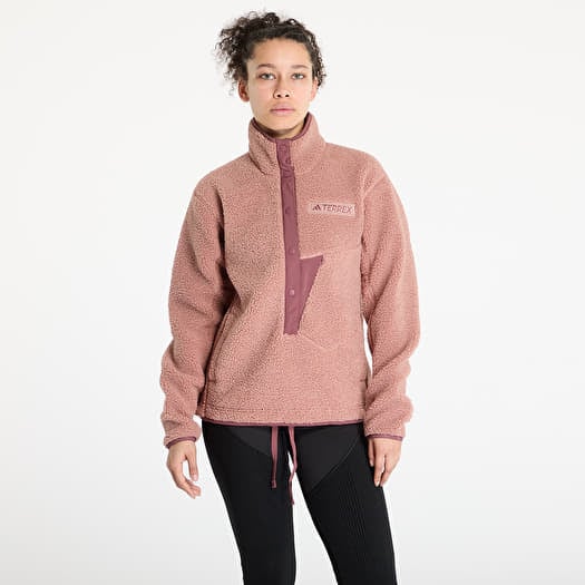 adidas Terrex Xploric High Pile Fleece Pullover Warm Clay