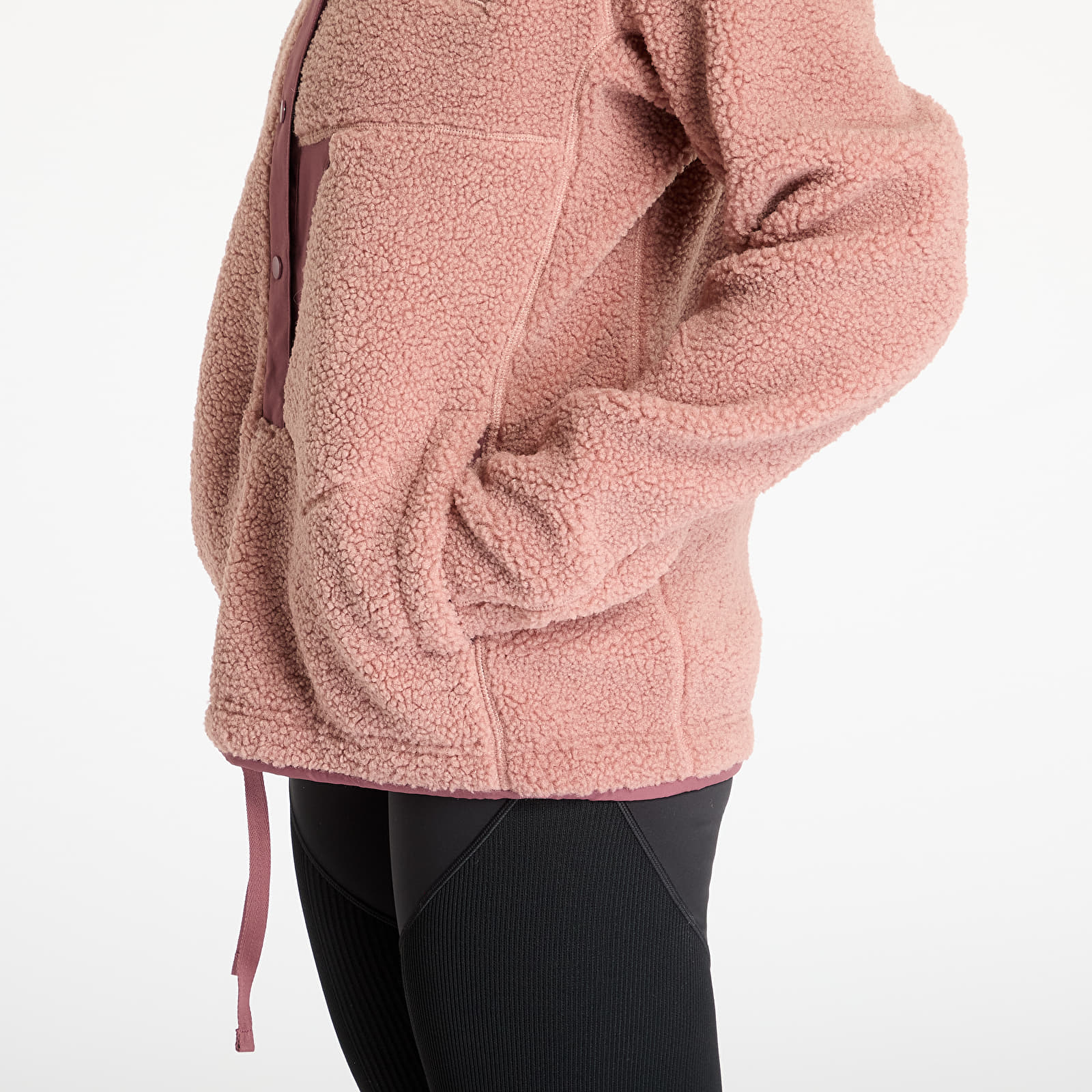 Bluzy adidas Terrex Xploric High Pile Fleece Pullover Warm Clay