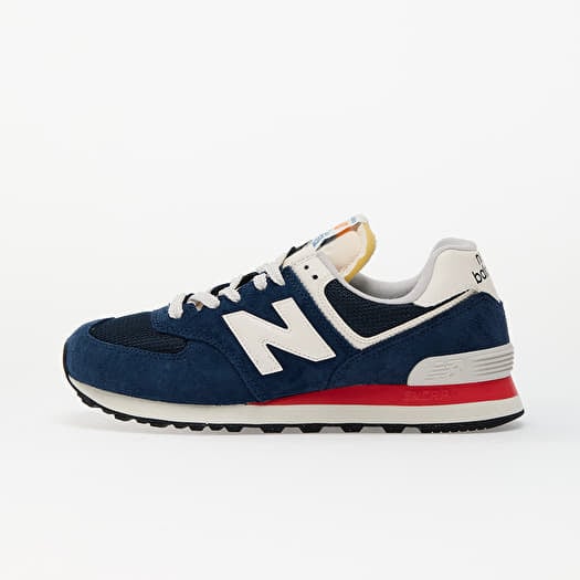New Balance 574 Navy Blue/ White/ Red