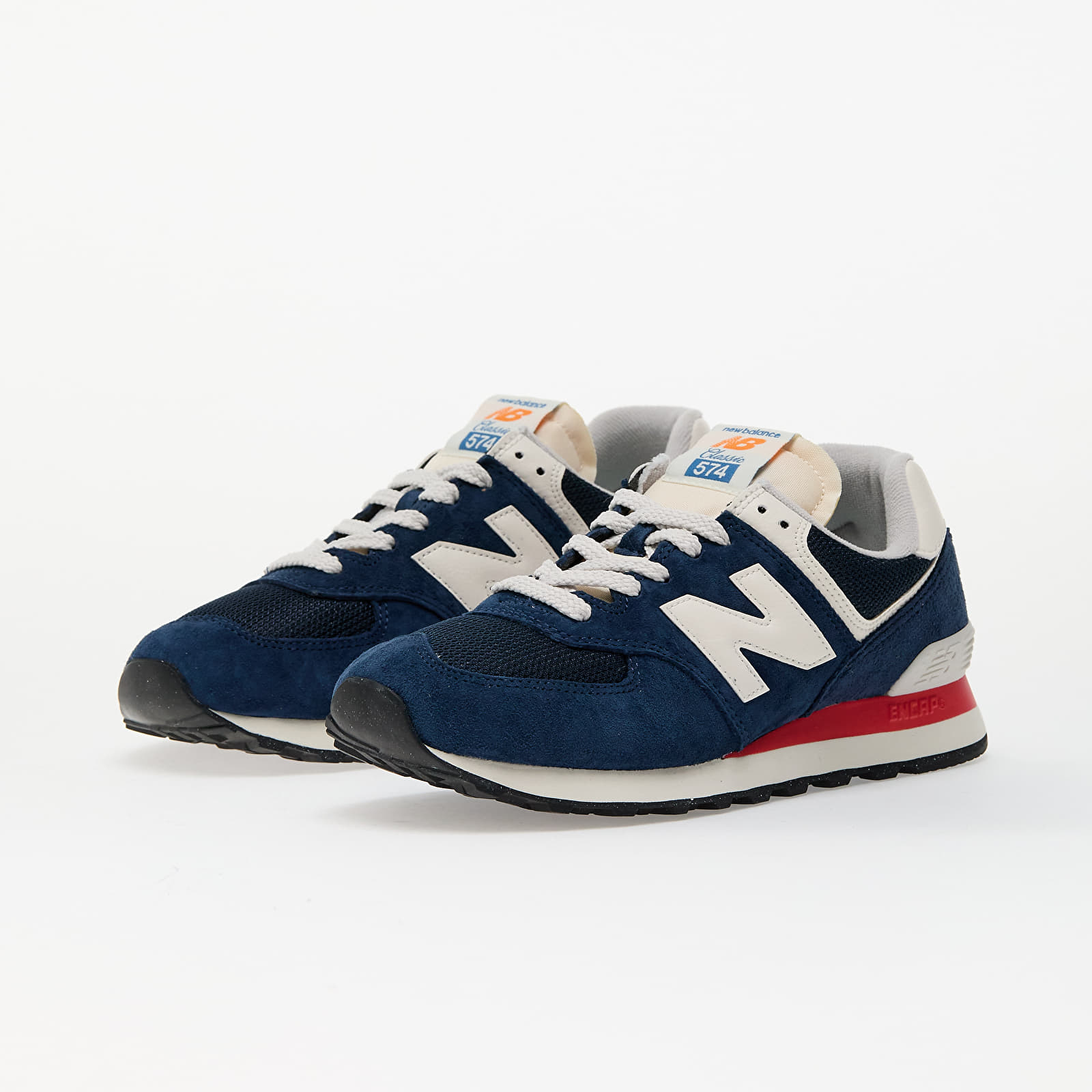 Men's shoes New Balance 574 Navy Blue/ White/ Red