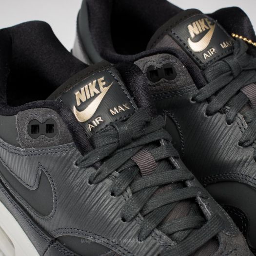 Nike air max 1 premium triple anthracite cheap