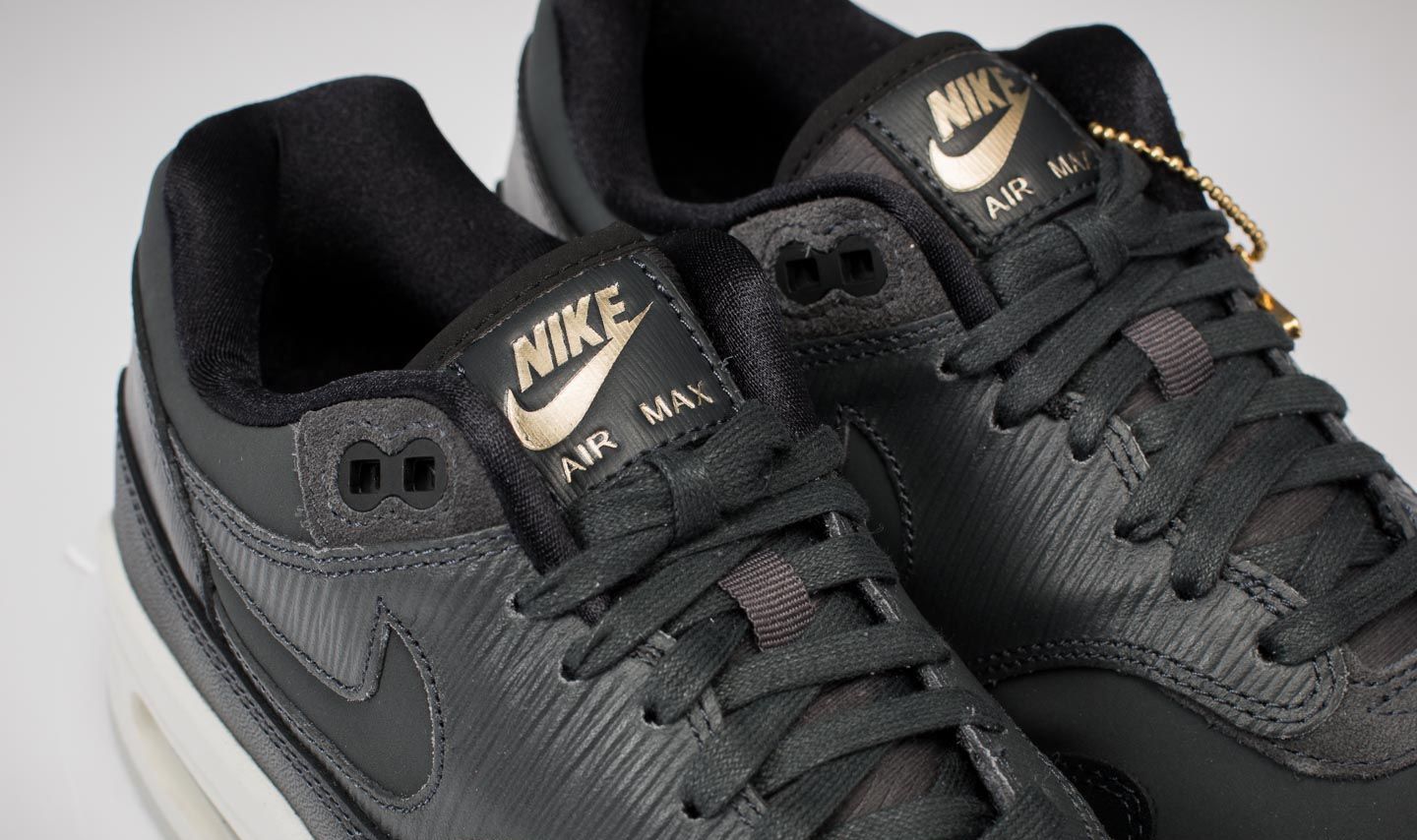 Nike air max 1 premium anthracite black & grey cheap