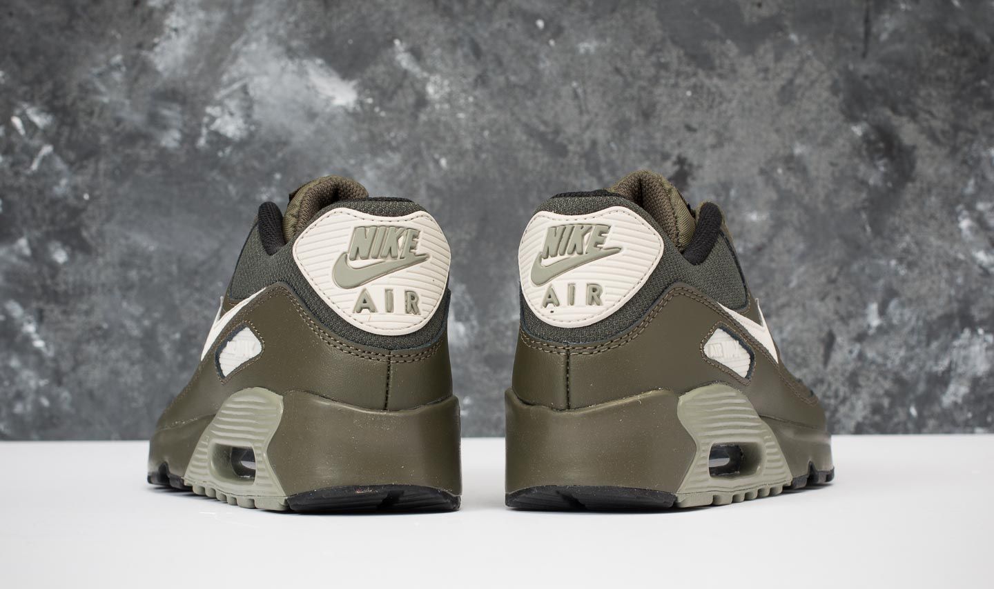 Dámské tenisky a boty Nike Air Max 90 Mesh (GS) Cargo Khaki/ Light Bone