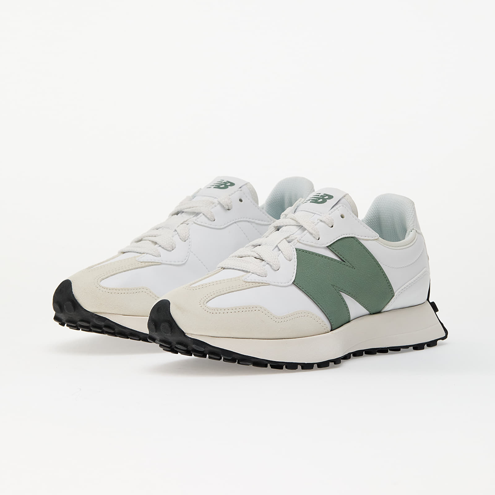 Férfi cipők New Balance 327 White/ Green/ Beige