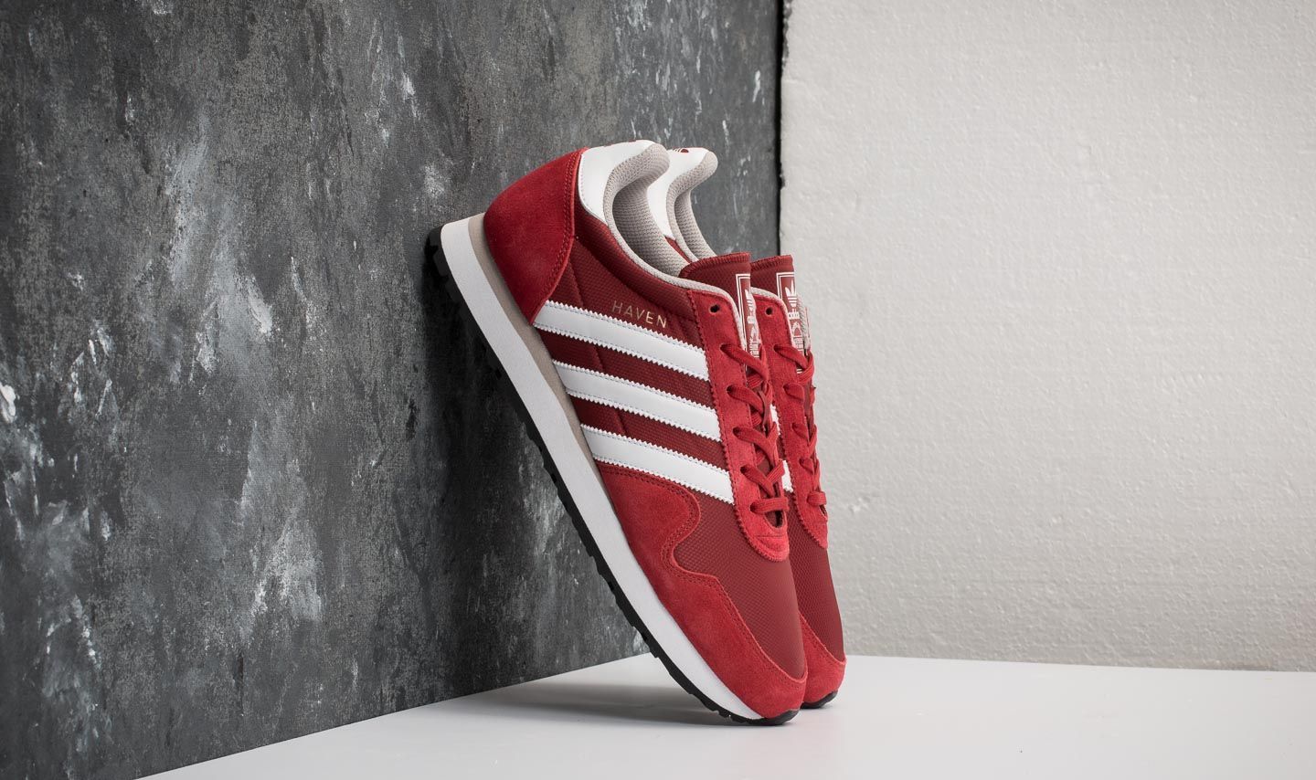 Férfi cipők adidas Haven Mystery Red/ Ftw White/ Clear Granite