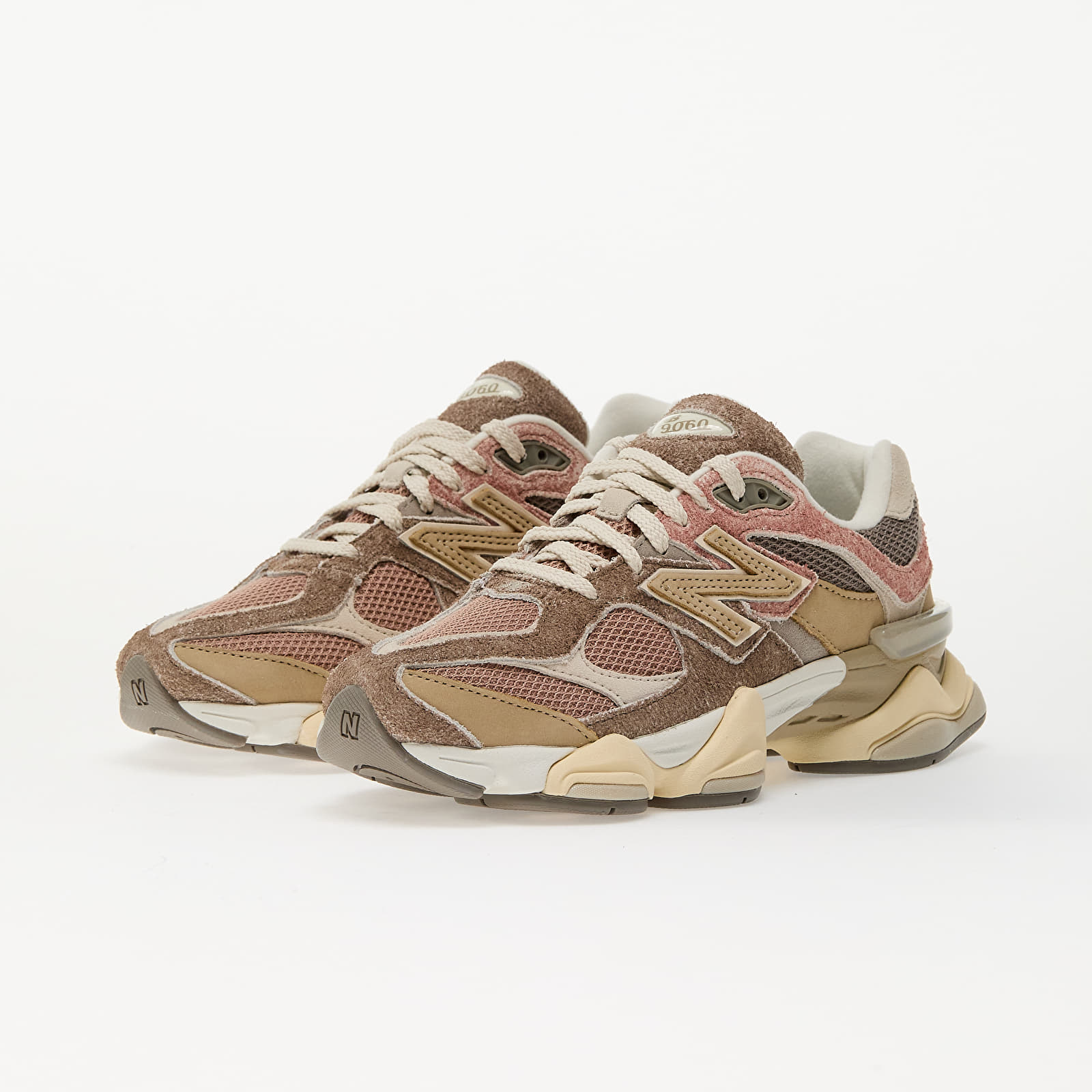 Pánské tenisky a boty New Balance 9060 Light Brown/ Pink/ Beige