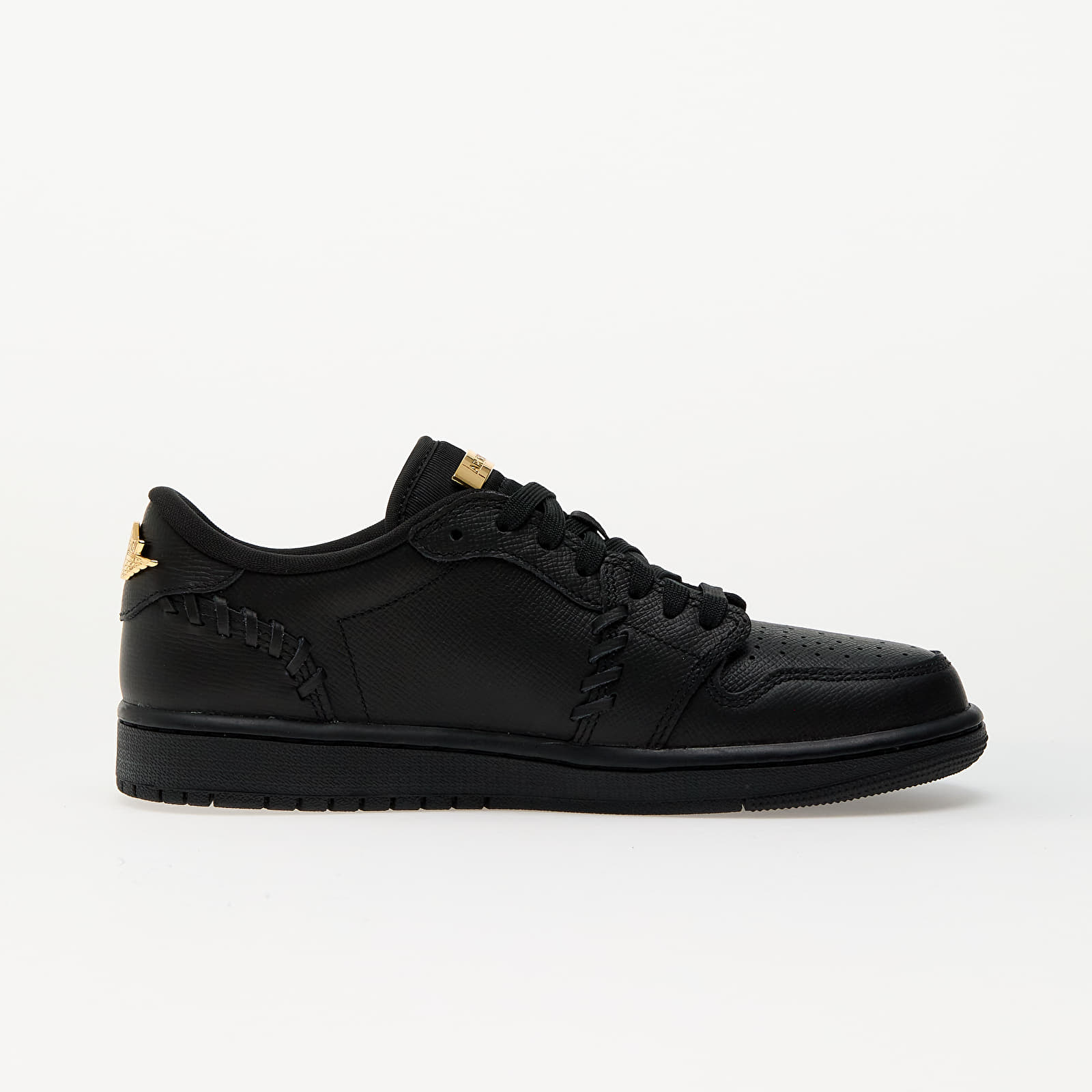 Dámske topánky a tenisky Air Jordan Wmns 1 Mm Low Black/ Metallic Gold