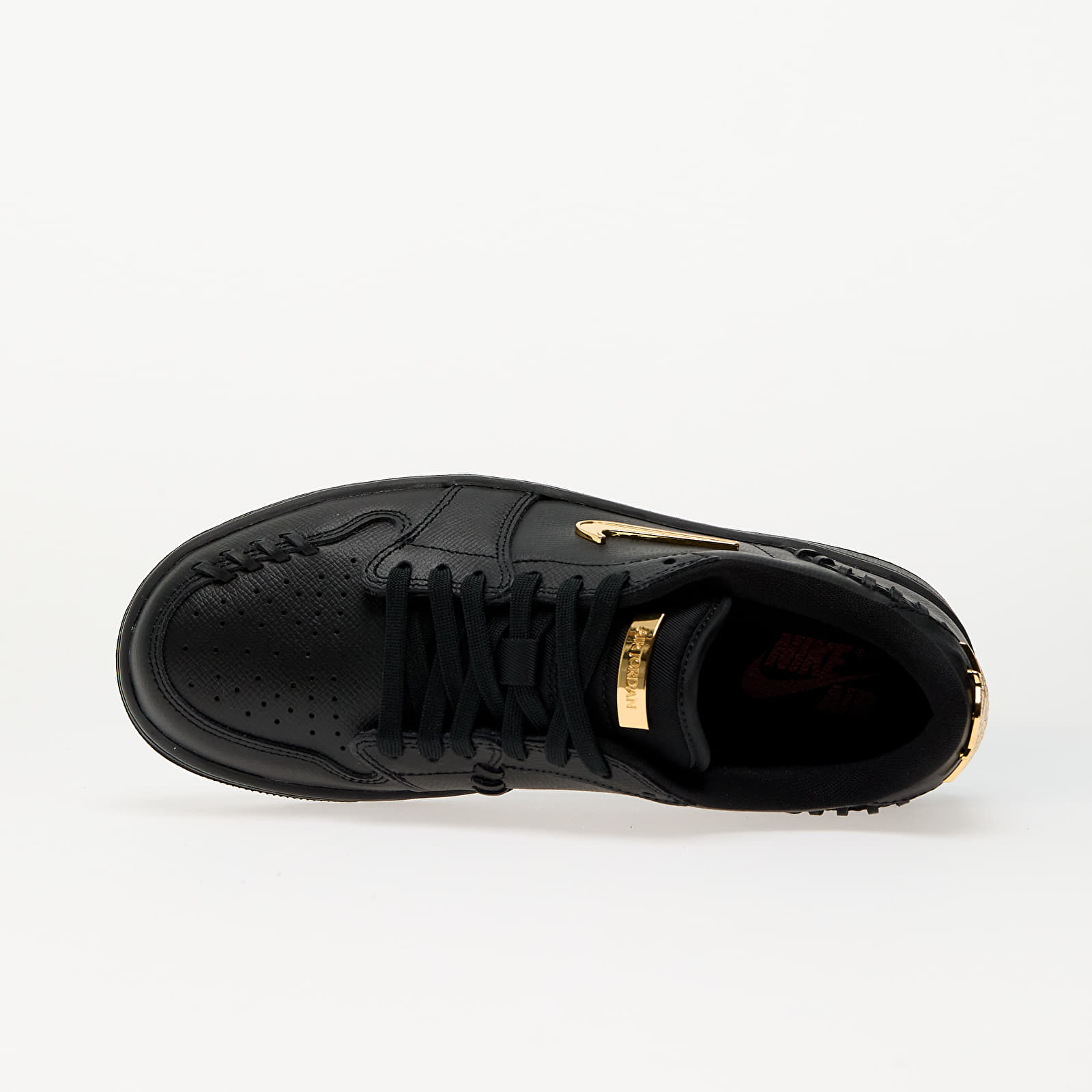 Dámske topánky a tenisky Air Jordan Wmns 1 Mm Low Black/ Metallic Gold