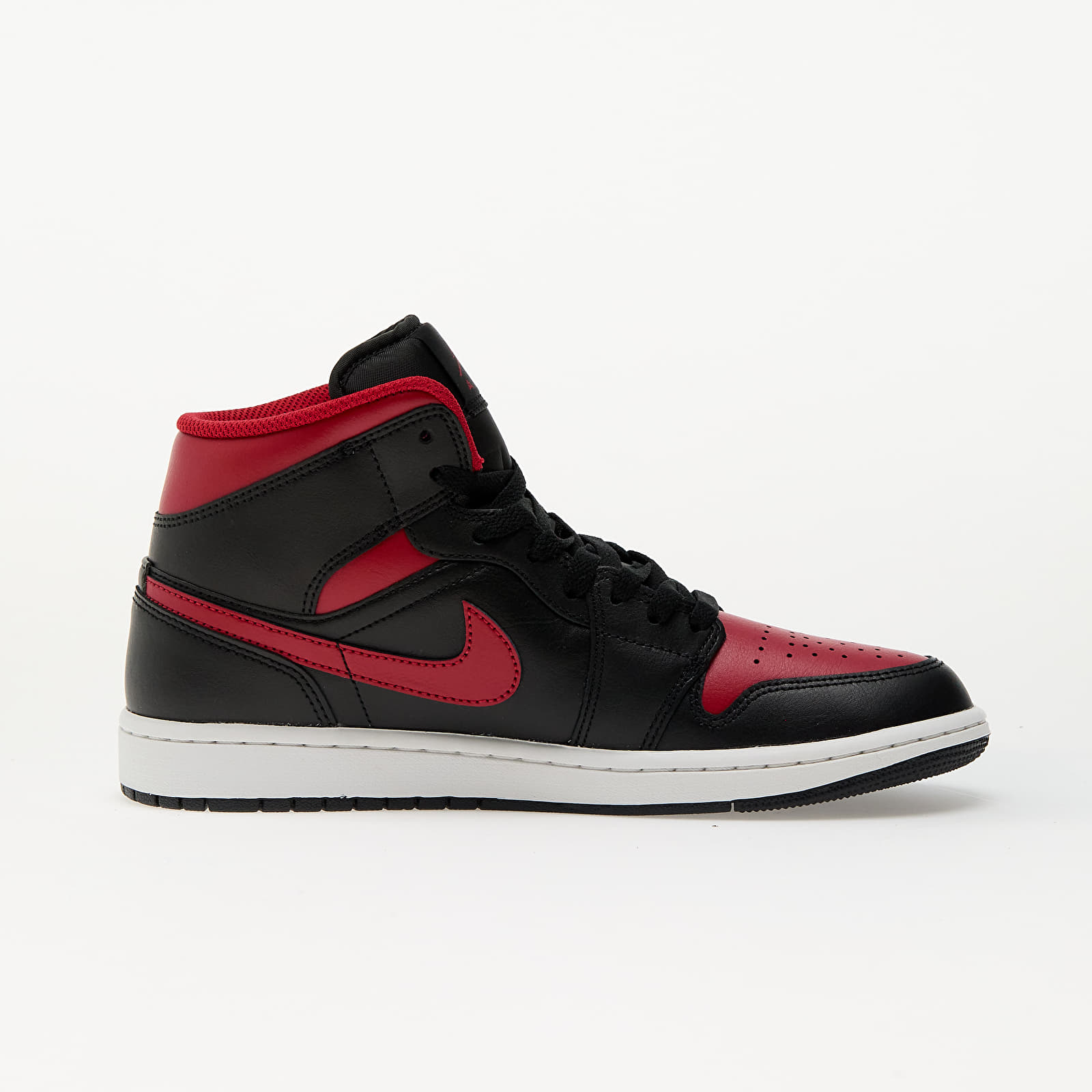 Herren Sneaker und Schuhe Air Jordan 1 Mid Black/ Varsity Red-Summit White