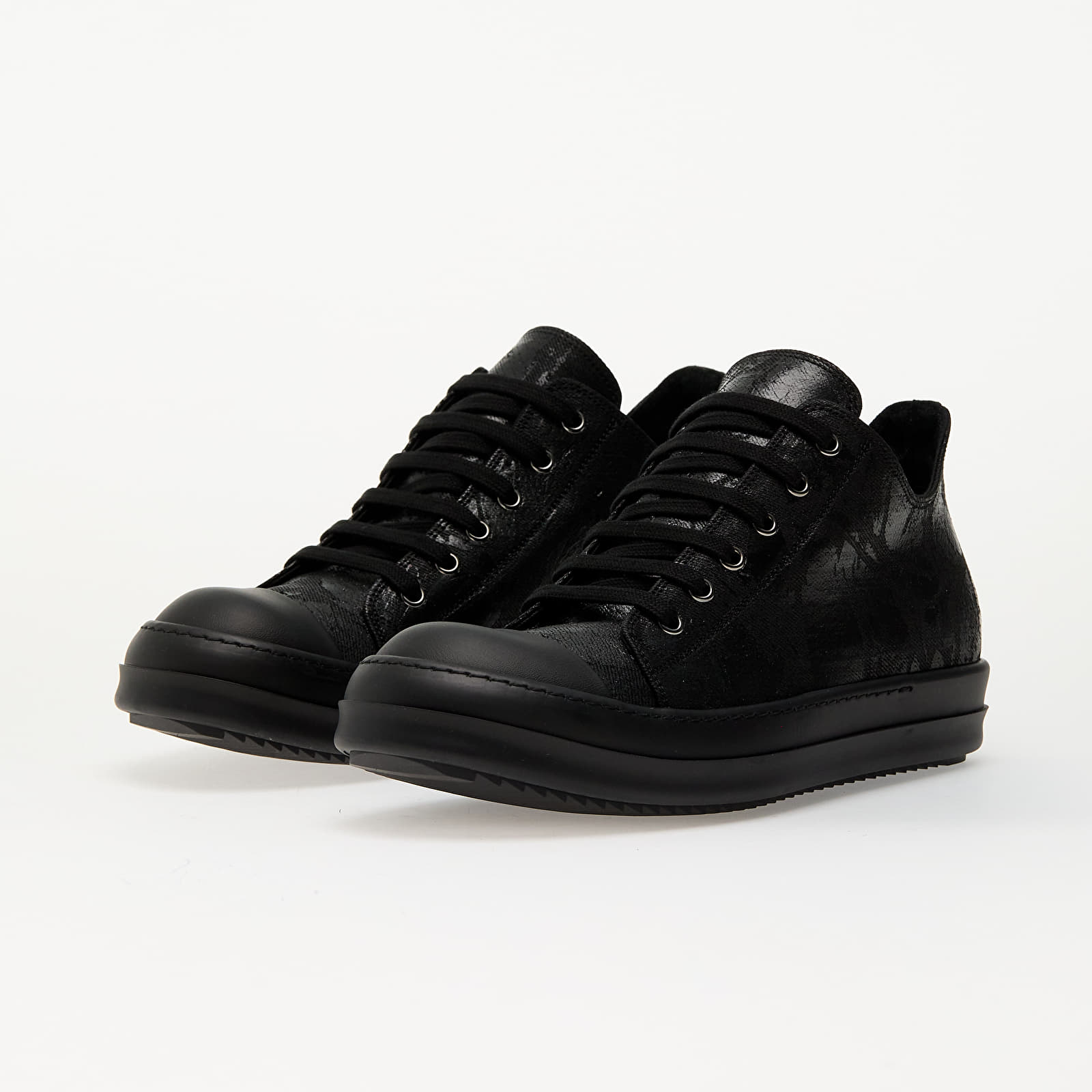 Pánské tenisky a boty Rick Owens DRKSHDW Low Sneaks All Black