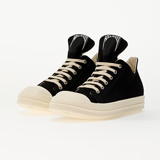 Rick Owens DRKSHDW Low Sneaks Black/ Milk/ Milk | Footshop