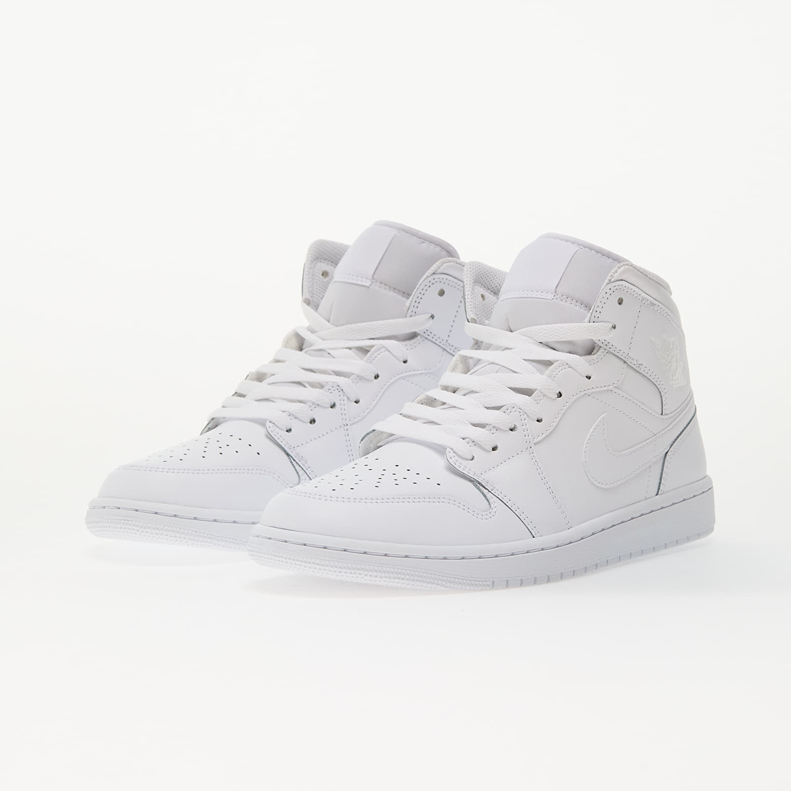 Männer Air Jordan 1 Mid White/ White-White