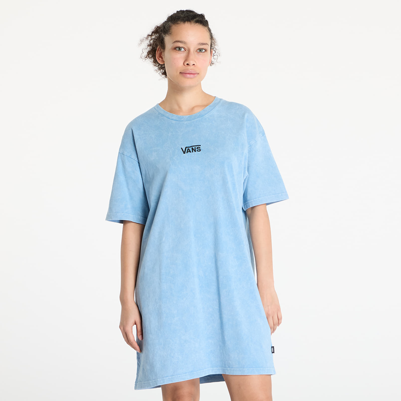 Dámská trička Vans Center Vee Wash Tee Heritage Blue