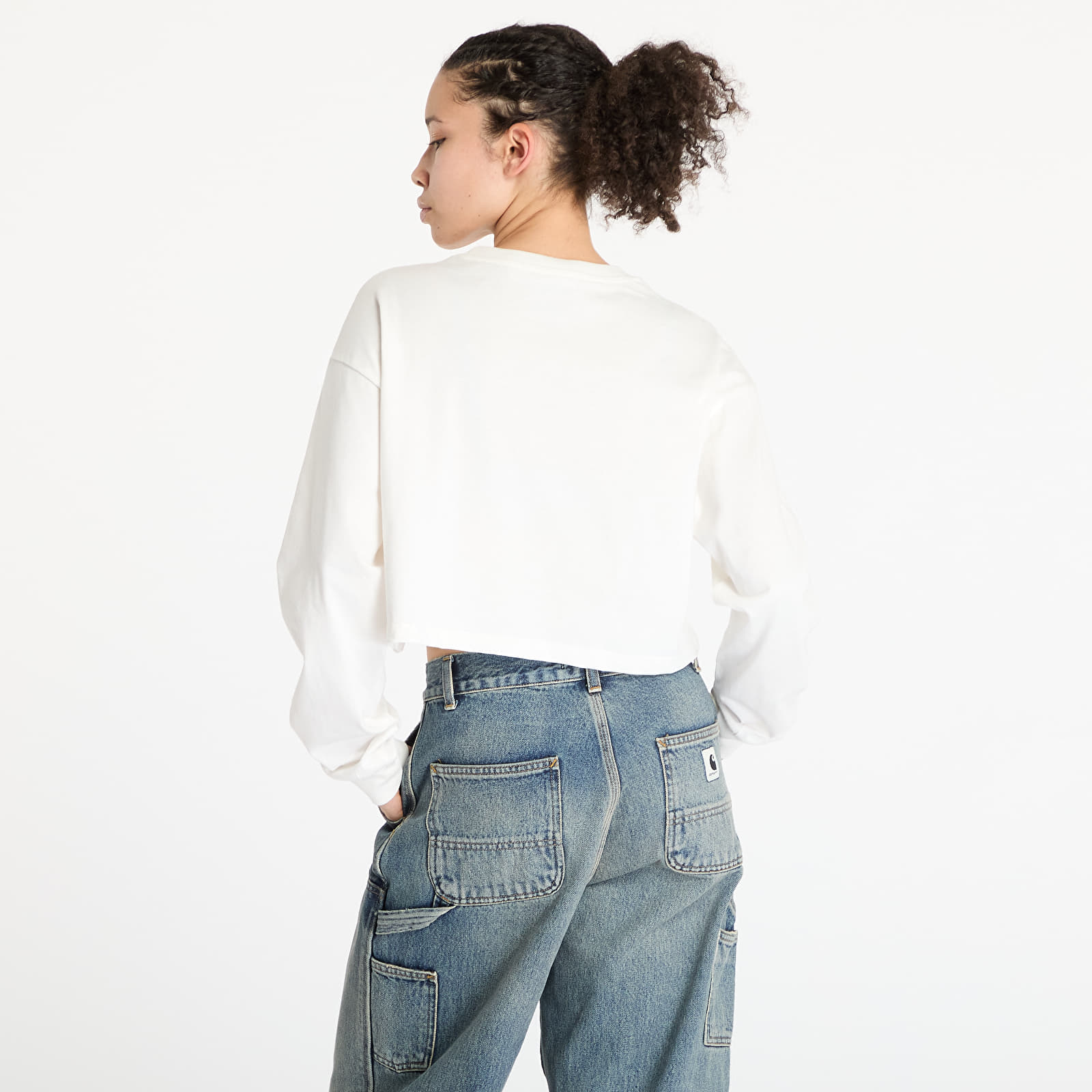 Dámská trička Vans Supply Boutique Longsleeve Relax Marshmallow