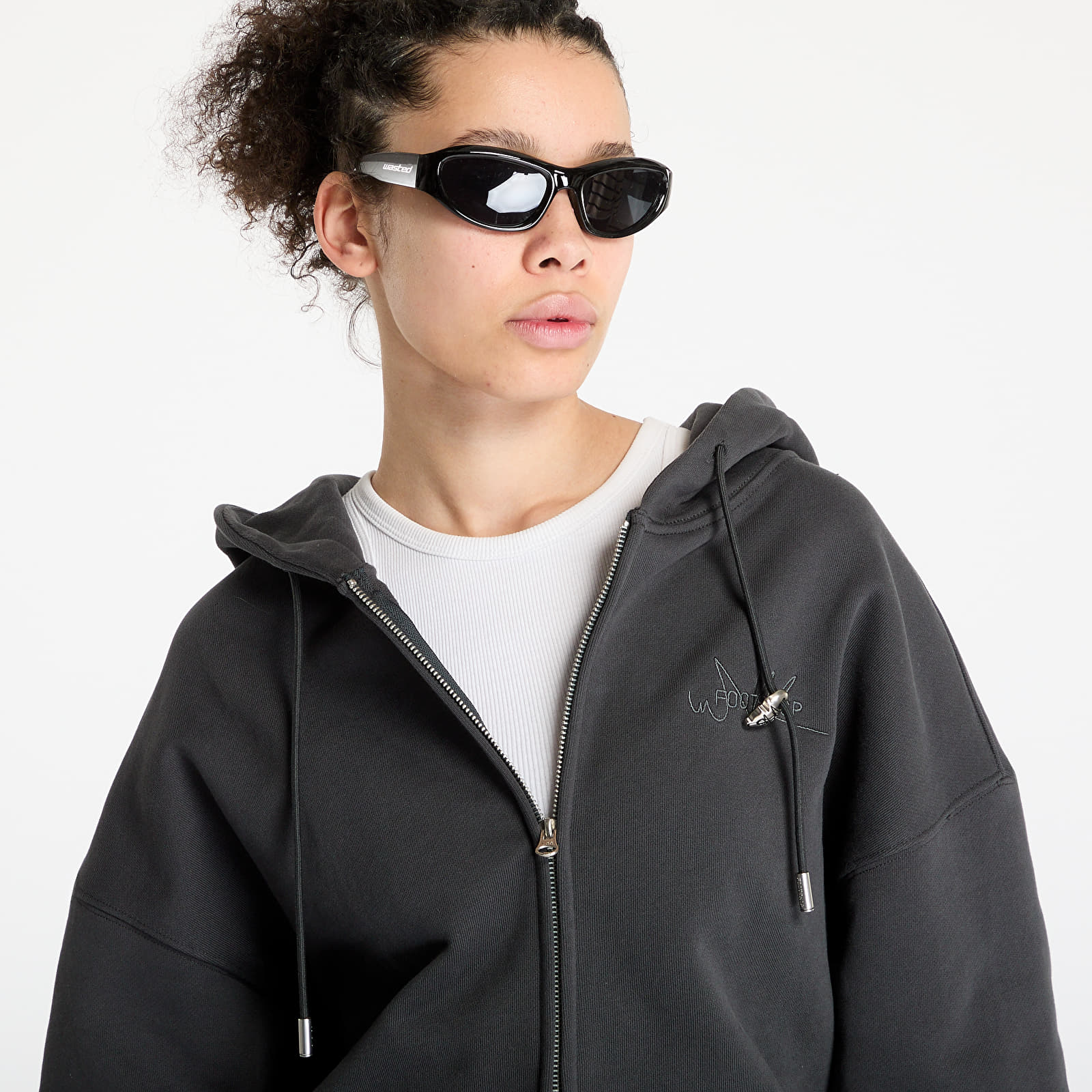 Mikiny FTSHP Everyday Zip Hoodie UNISEX Pebble Grey
