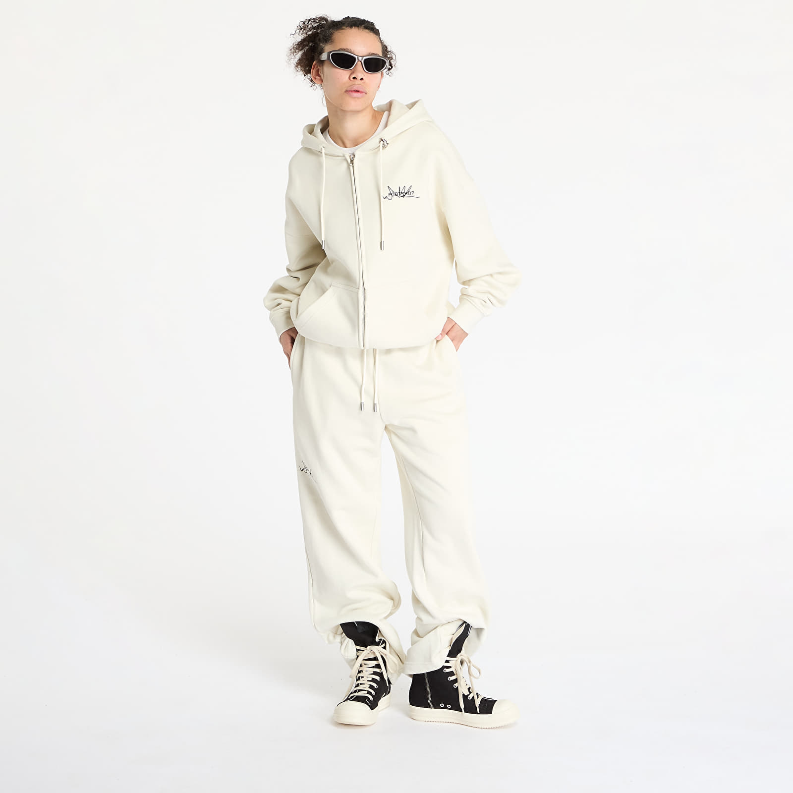 Bluzy FTSHP Everyday Zip Hoodie UNISEX Oyster White