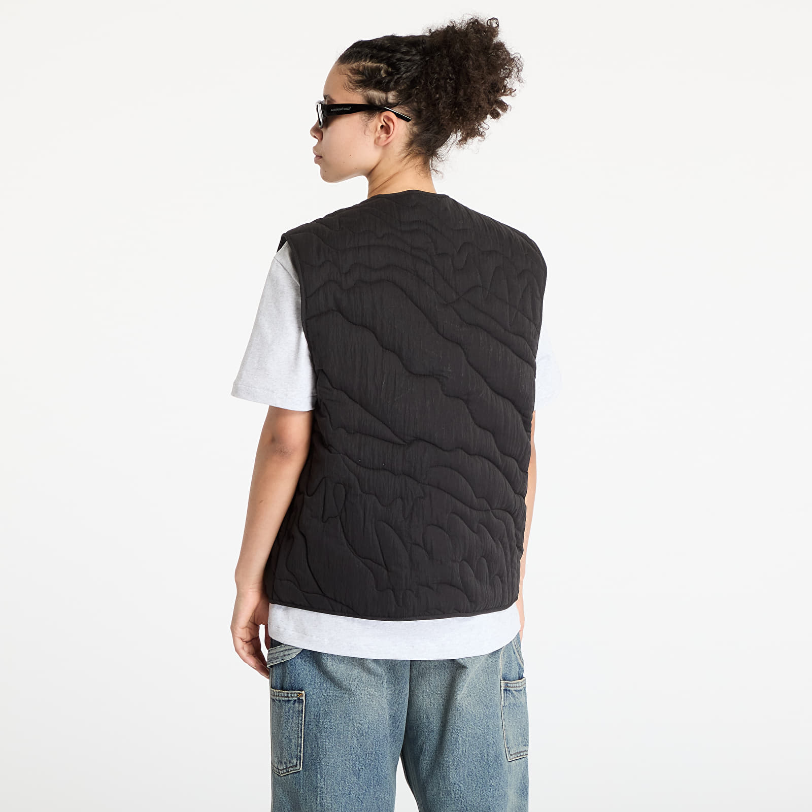 Westen FTSHP Silver Lining Quilted Vest UNISEX Black