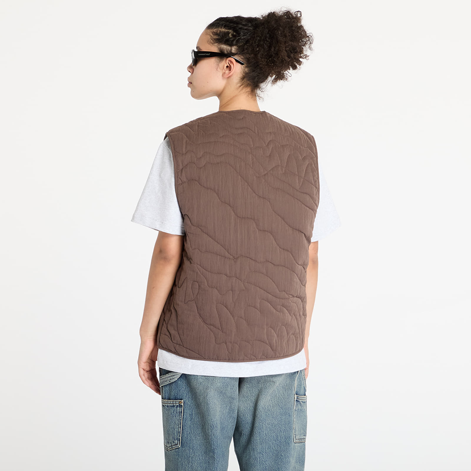 Vesten voor heren FTSHP Silver Lining Quilted Vest UNISEX Brown