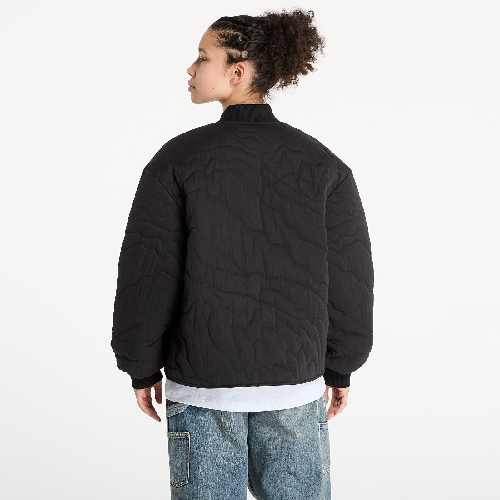 Jackets FTSHP Silver Lining Quilted Jacket UNISEX Black