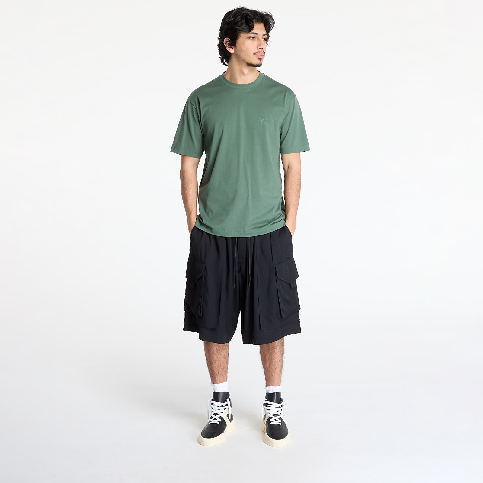 T-shirts Y-3 Regular Short Sleeve T-Shirt Green Oxide