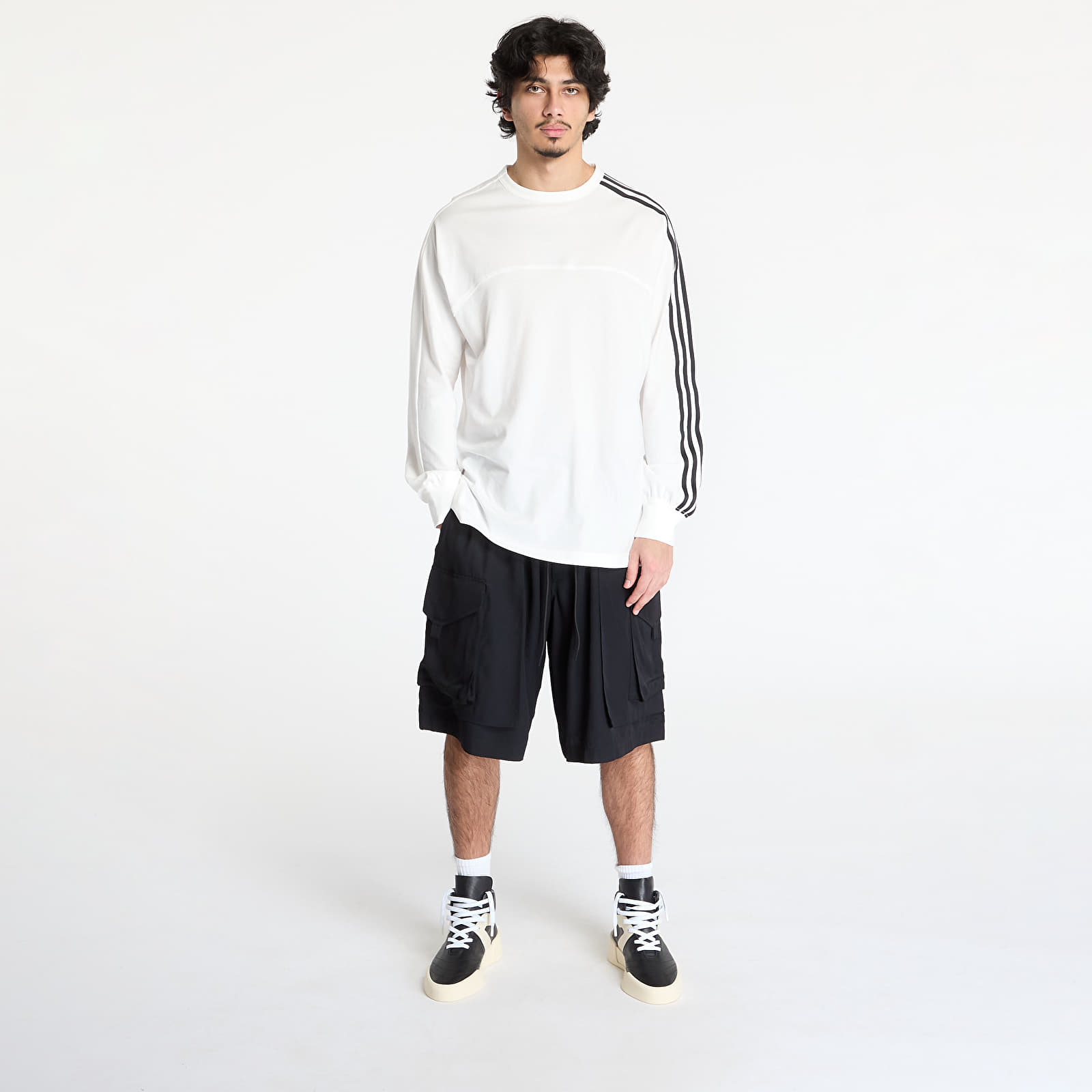 Szorty Y-3 Rayon Twill Shorts Black