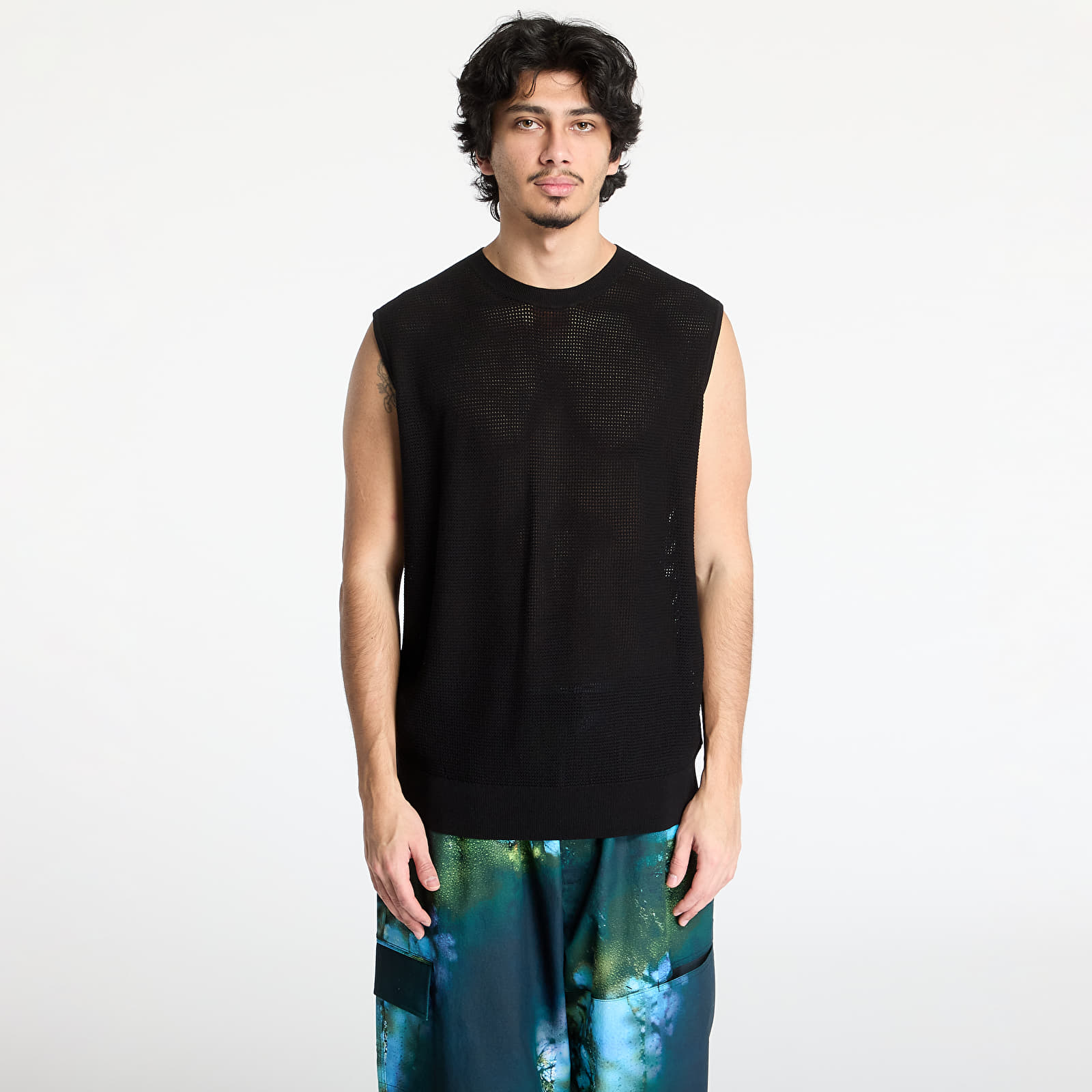 Westen Y-3 Graphic Knit Vest UNISEX Black