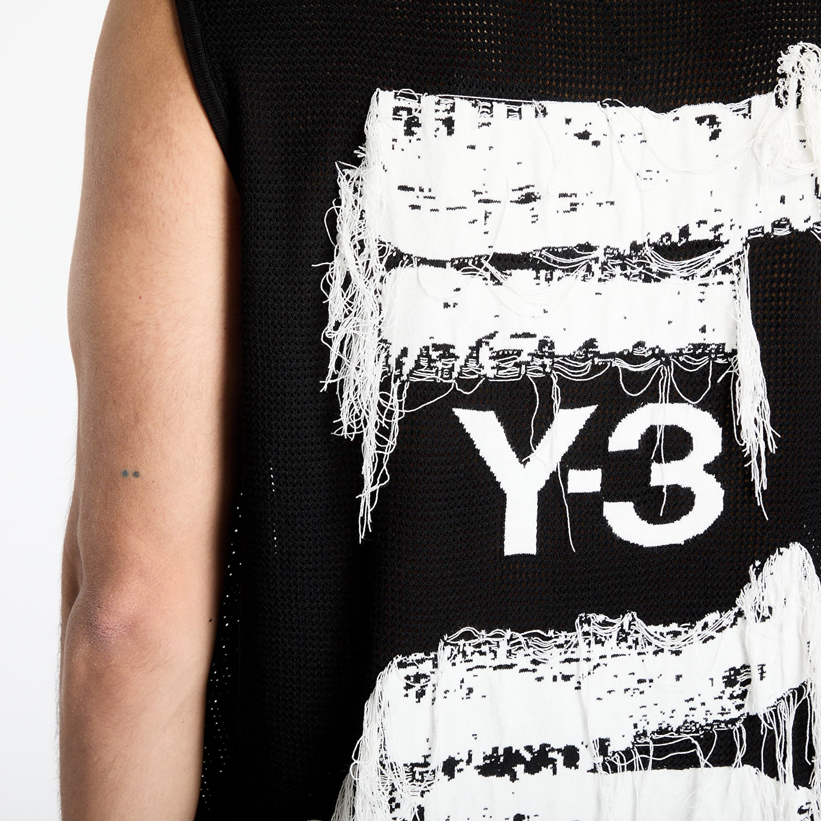 Westen Y-3 Graphic Knit Vest UNISEX Black