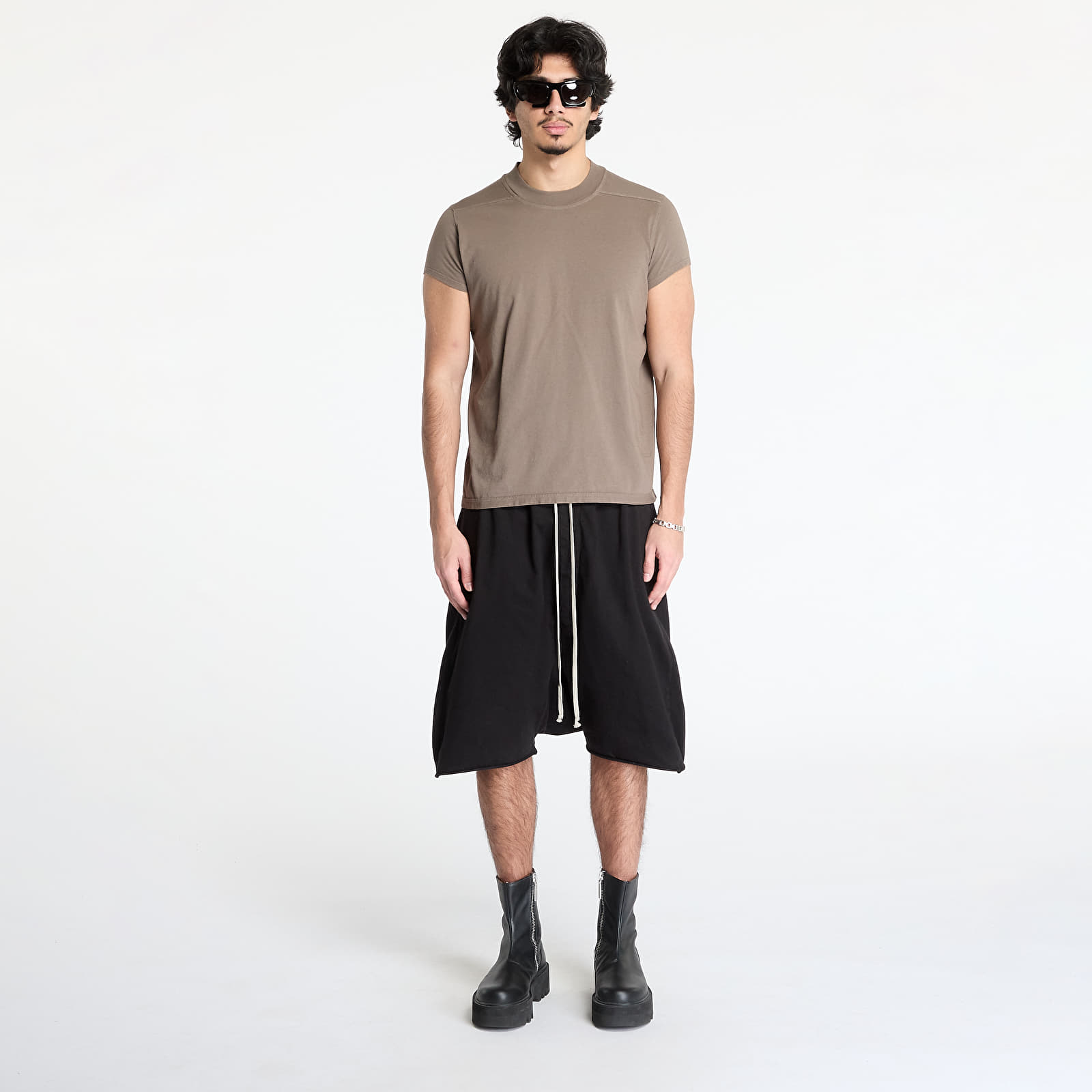 Pólók Rick Owens DRKSHDW Small Level Tee Dust