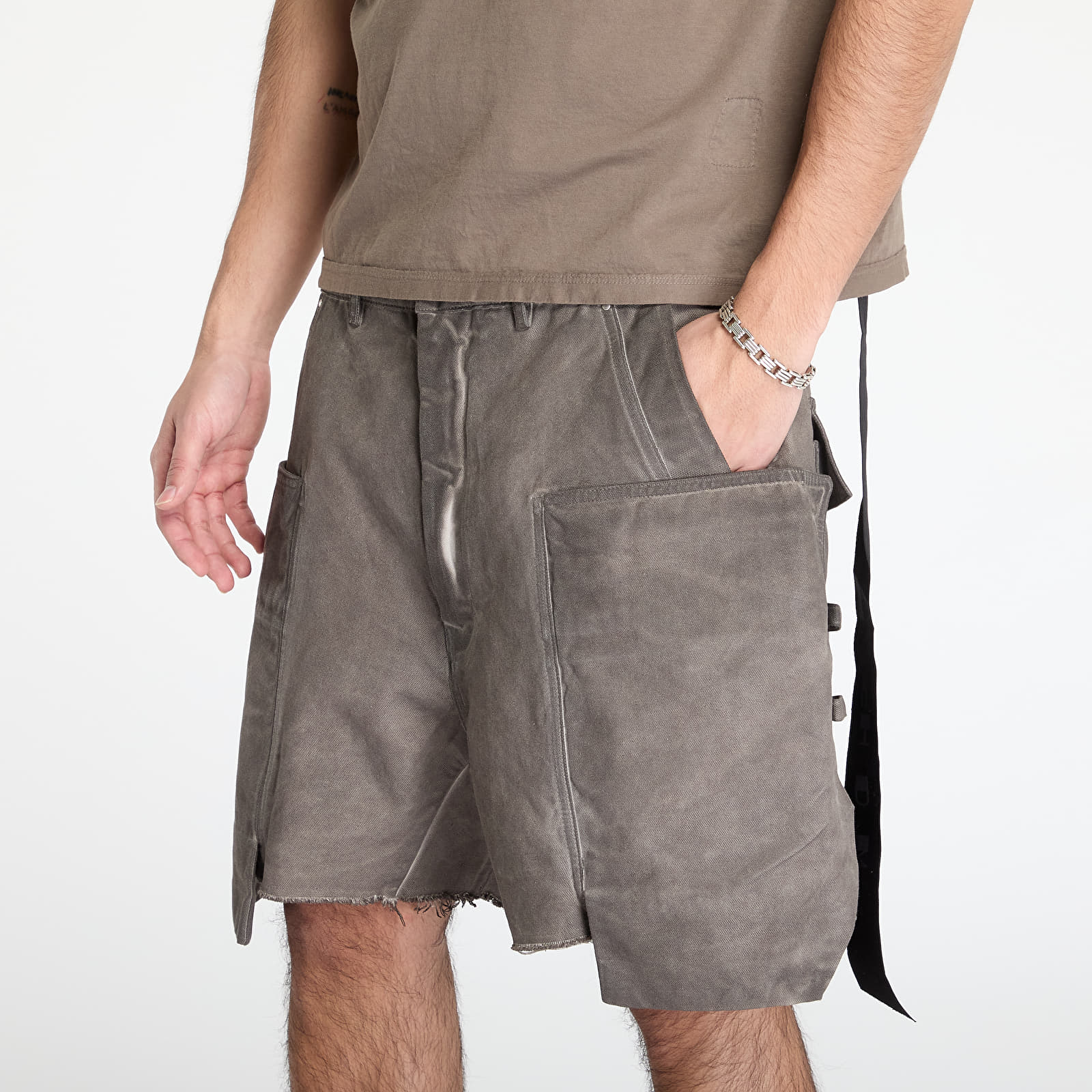 Kurzhosen Rick Owens DRKSHDW Stefan Cargo Shorts Dust