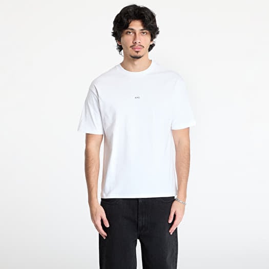 T-shirt A.P.C. Boxy Micro Logo T-Shirt White/ Black