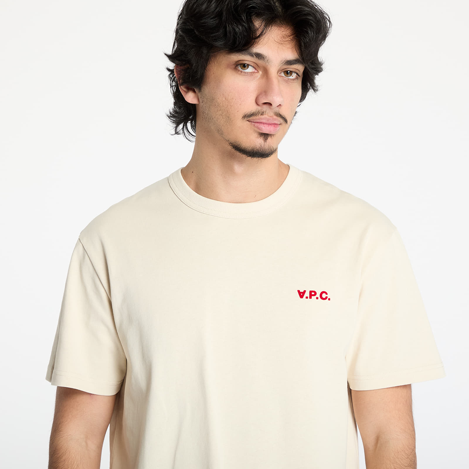 Trička A.P.C. Boxy Petit VPC T-Shirt Mastic Beige