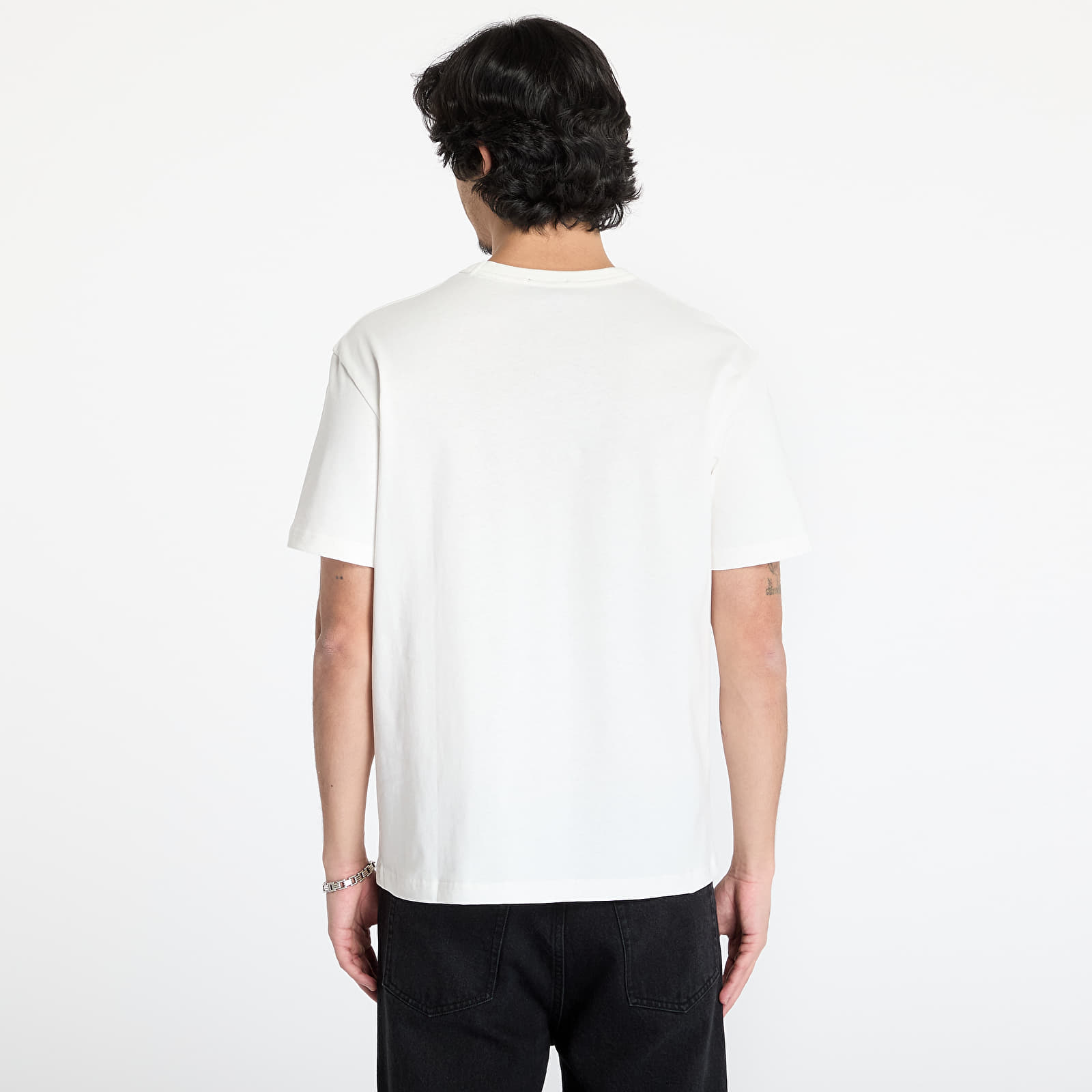 T-Shirts A.P.C. Boxy Petit VPC T-Shirt White/ Dark Navy Blue