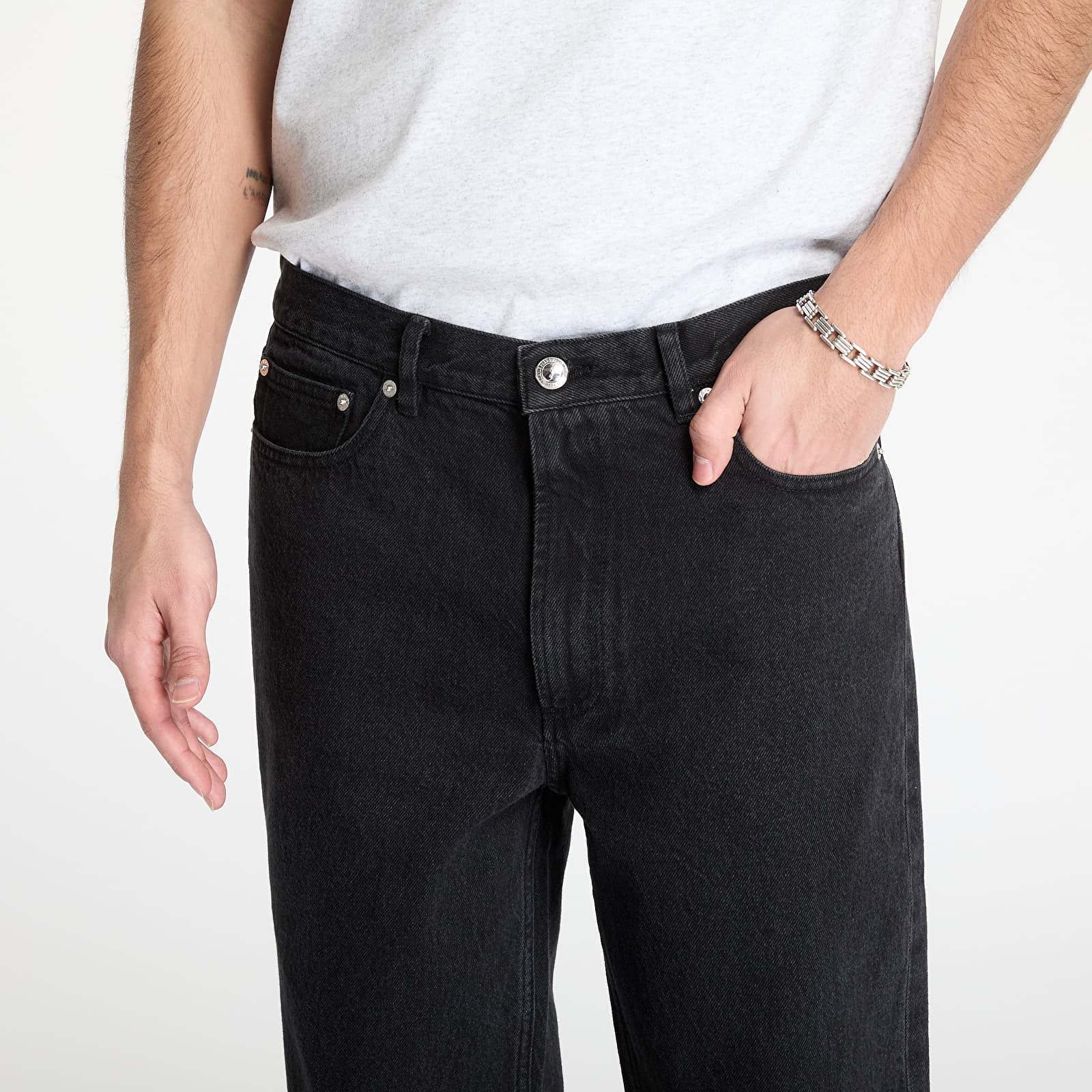 Džíny A.P.C. Martin Jeans Stonewashed Black