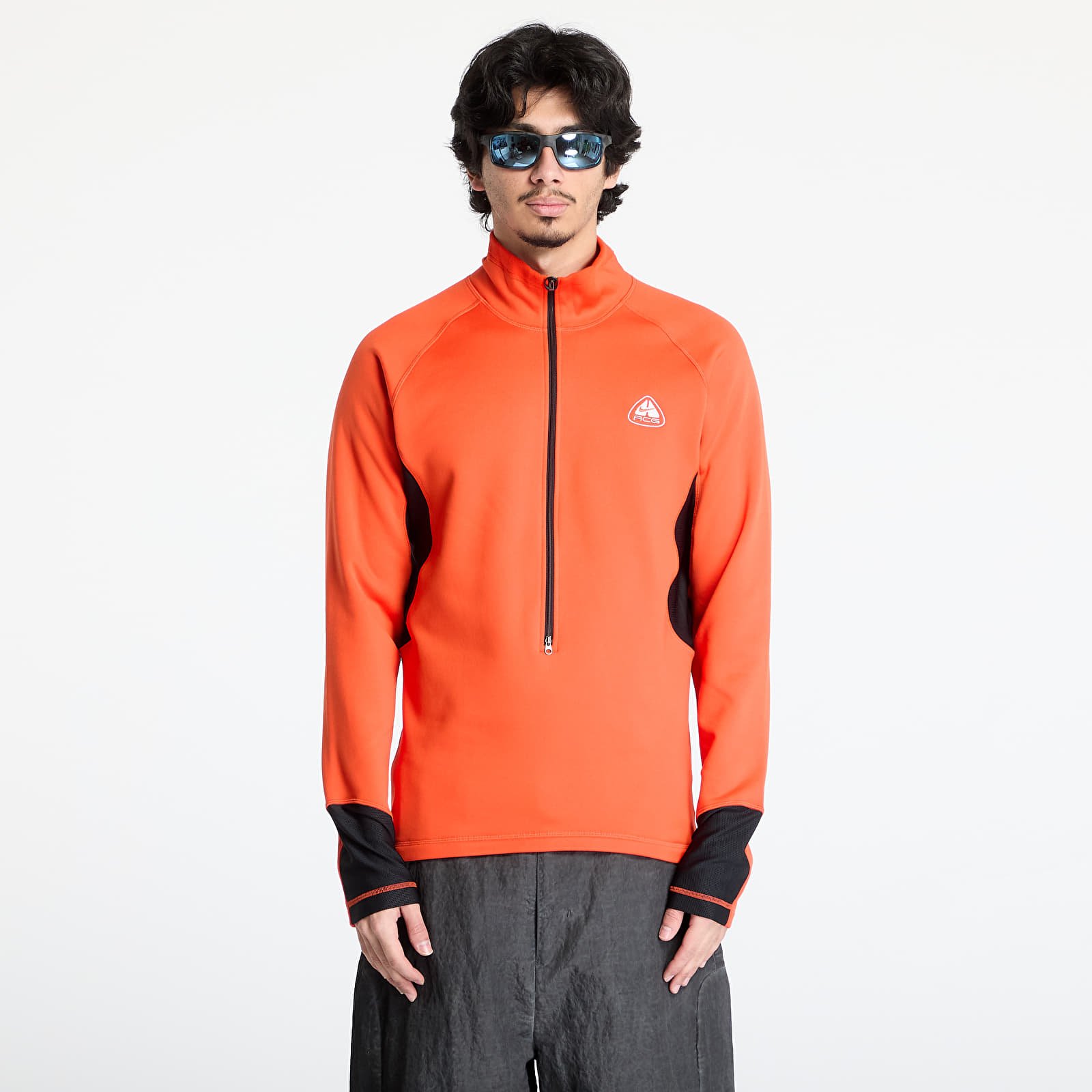 Kapucnis pulóverek és pulcsik Nike ACG "Oregon Series" Reissue Men's Polartec® Top Picante Red/ Black/ Wolf Grey