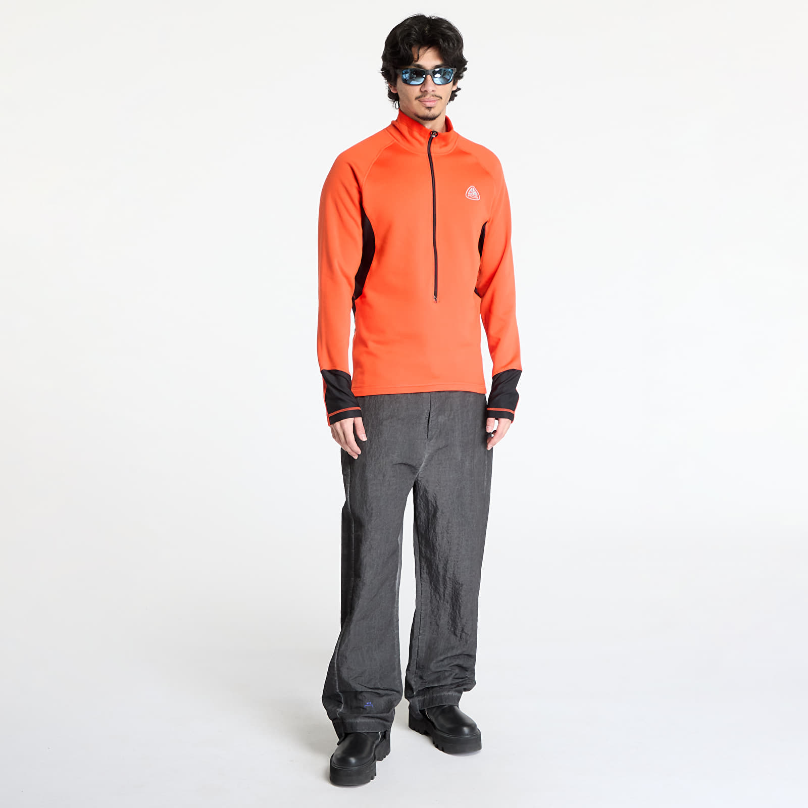 Kapucnis pulóverek és pulcsik Nike ACG "Oregon Series" Reissue Men's Polartec® Top Picante Red/ Black/ Wolf Grey