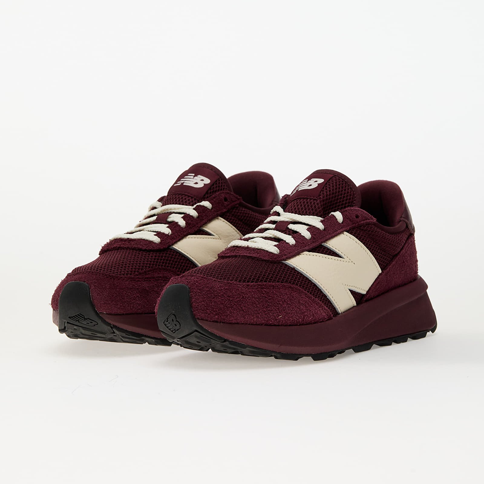 Încălțăminte și sneakerși pentru bărbați New Balance 370 Burgundy