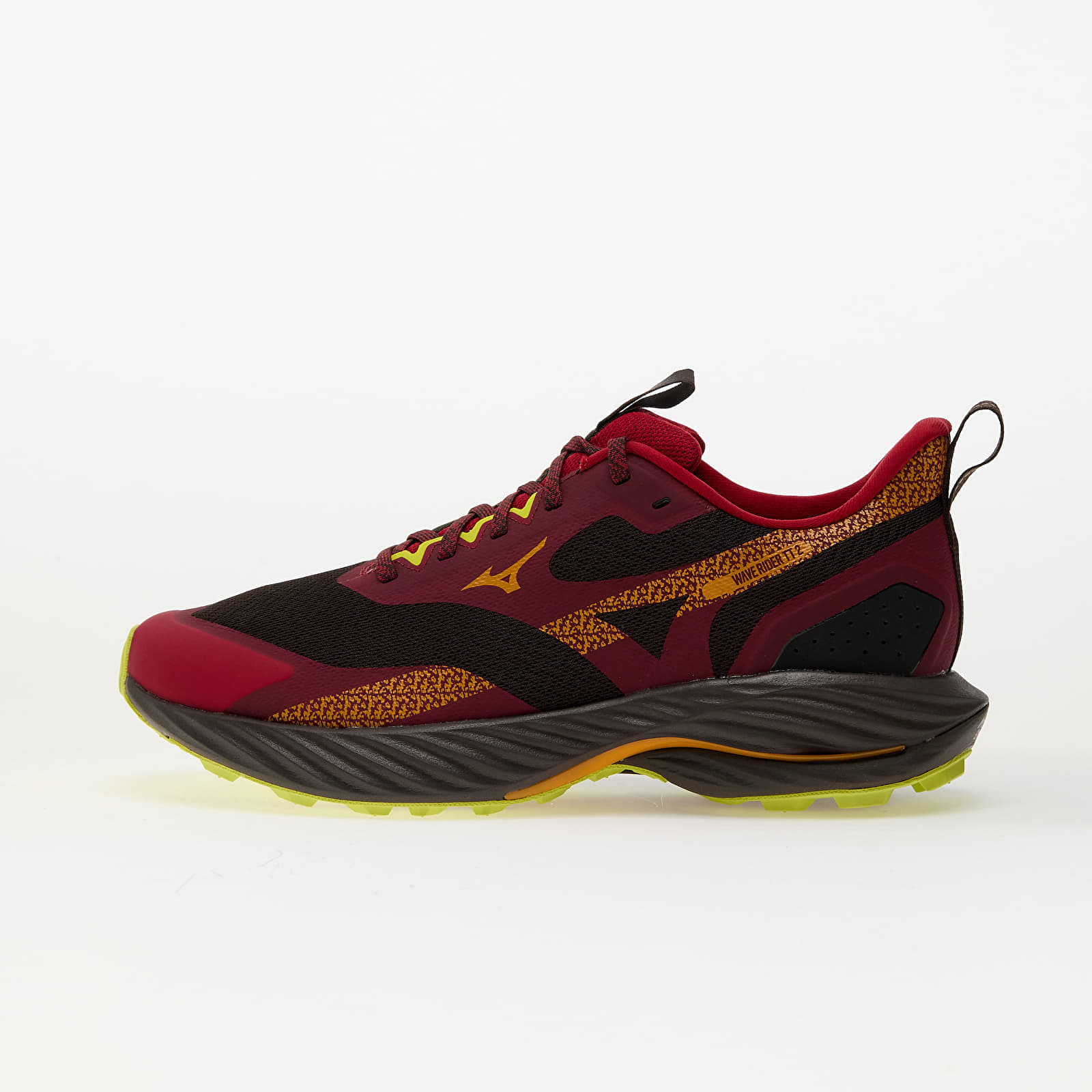 Levně Tenisky Mizuno Wave Rider Tt 2 Molé/ RythmicRed/ EveningPrimros