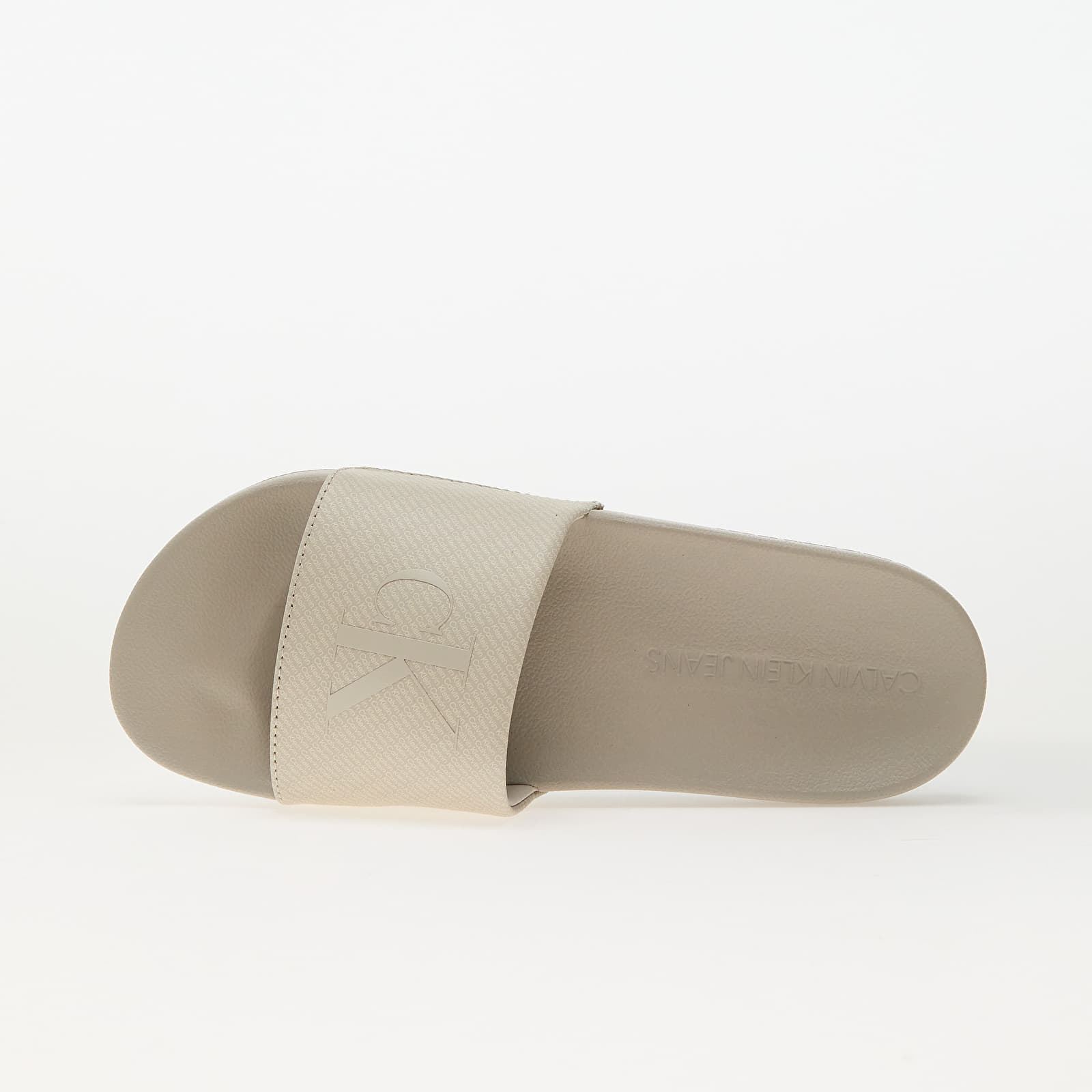 Buty męskie Calvin Klein Jeans Slide Aop Print Beige