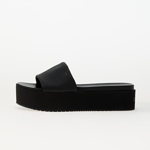 Calvin Klein Jeans Flatform Sandal Slid Black