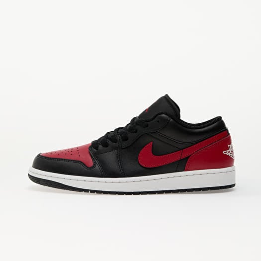 Air Jordan 1 Low Black/ Varsity Red-Summit White