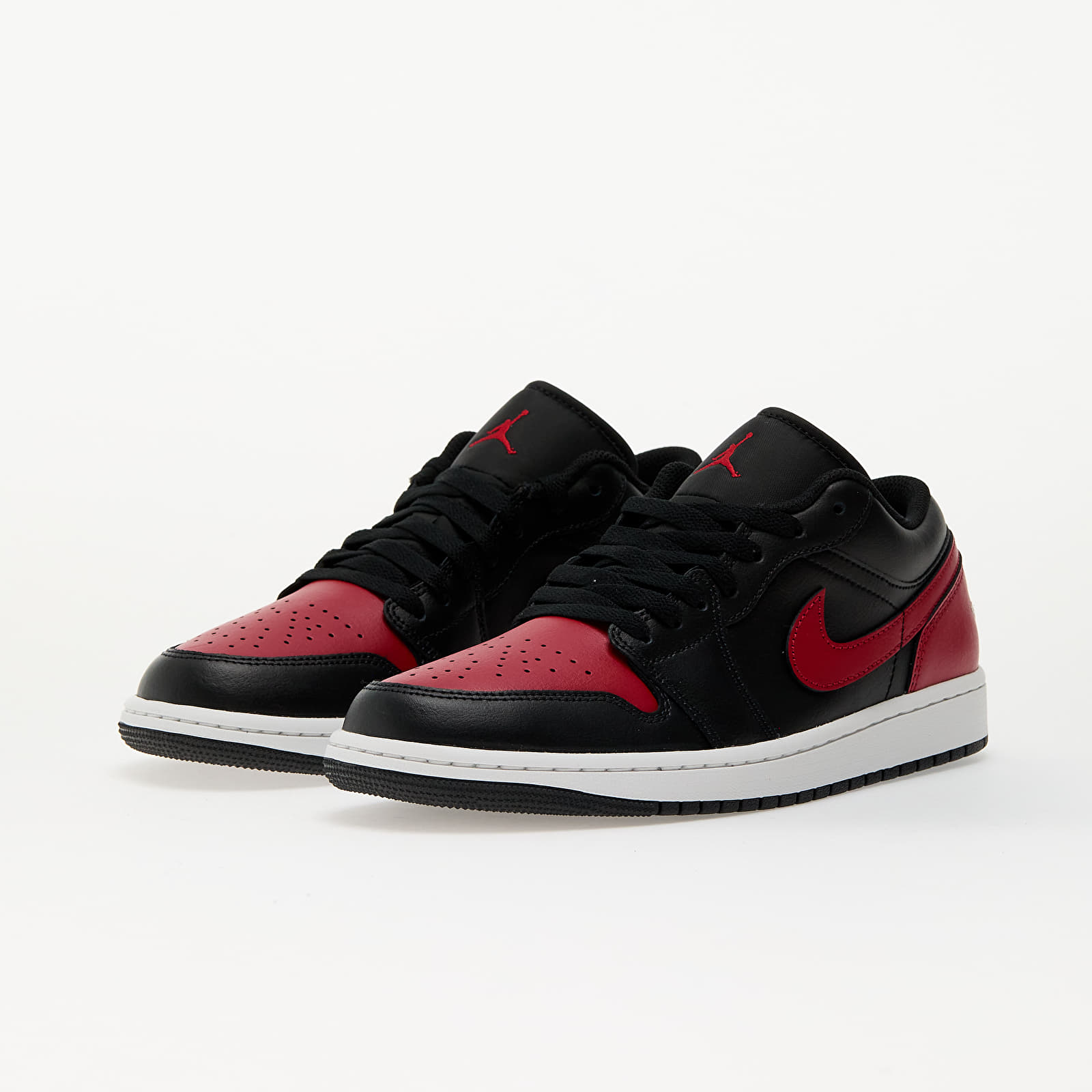 Männer Air Jordan 1 Low Black/ Varsity Red-Summit White