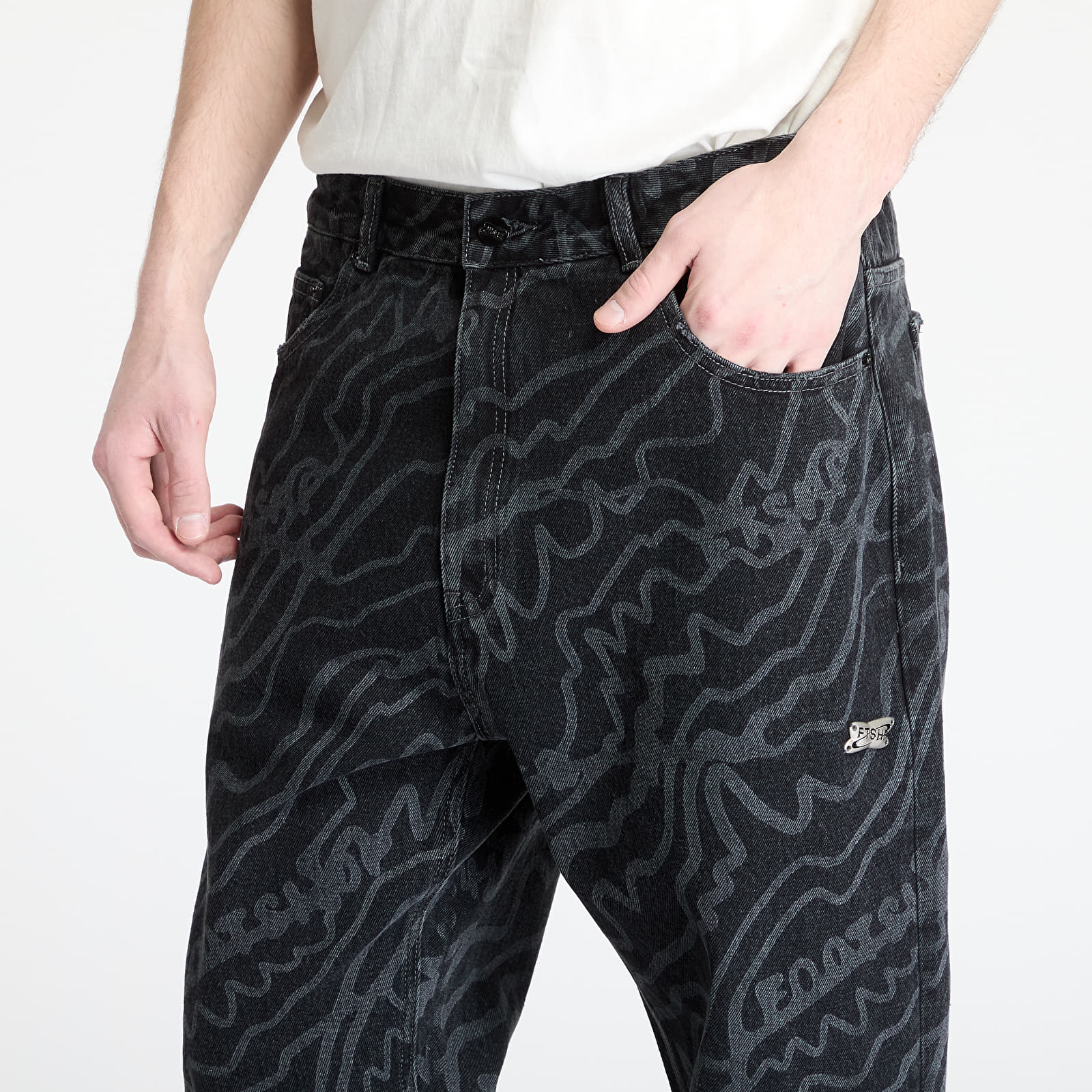 Jeans FTSHP Silver Lining Denim Pants UNISEX Black