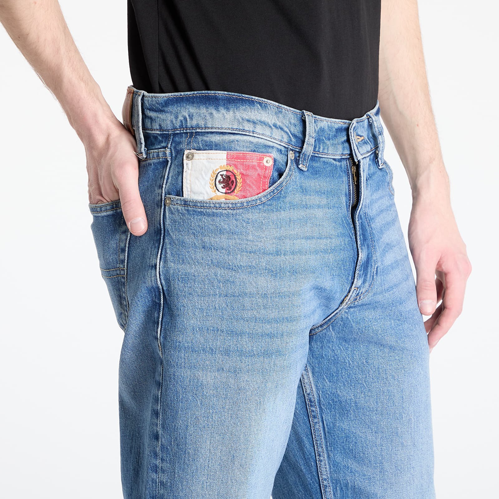 Pánské jeans  Tommy Jeans Ryan Slim Straight Jeans Denim Medium