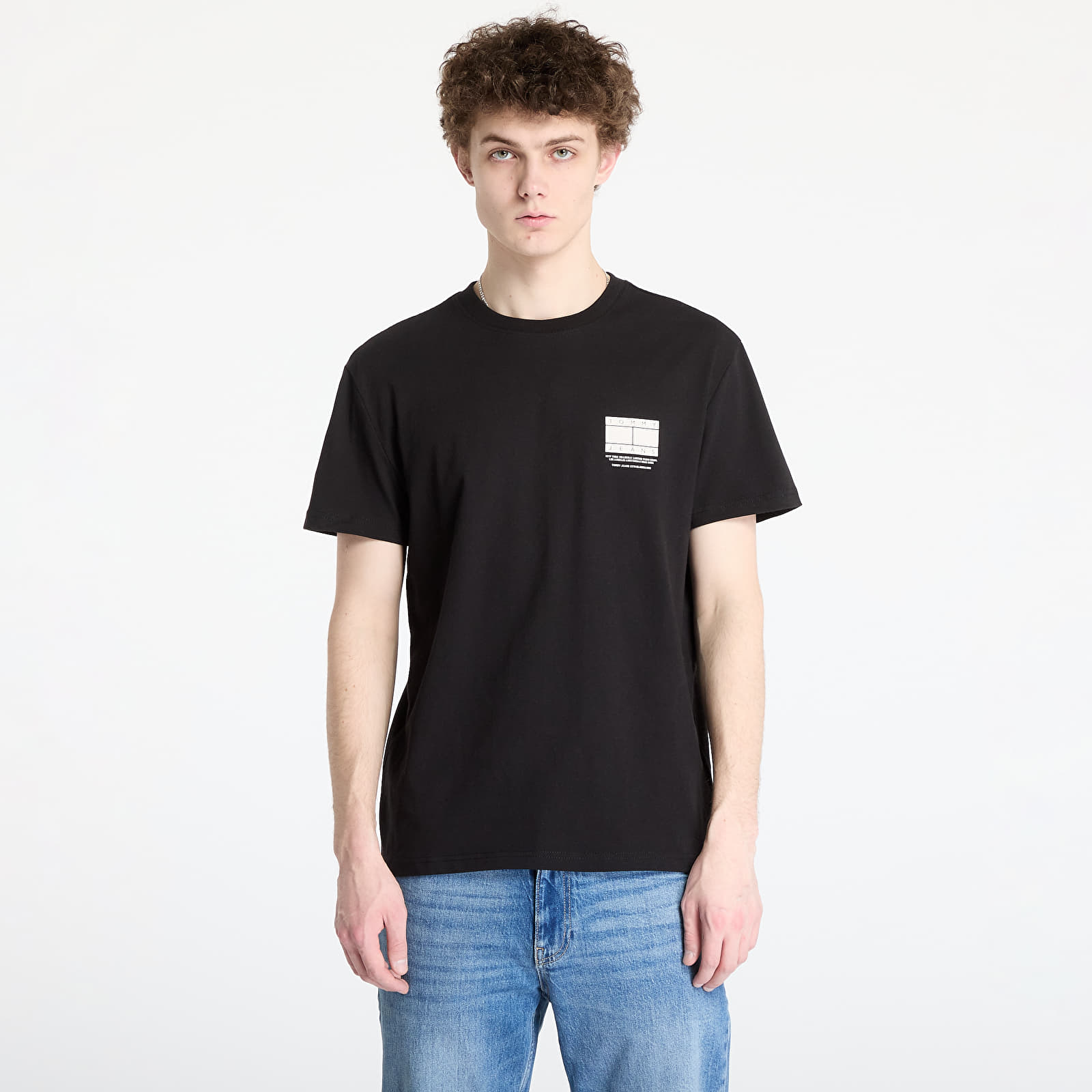 Miesten T-paidat Tommy Jeans Regular Dna Graphic Tee Black