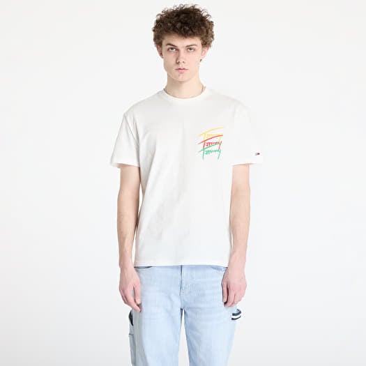 Tommy Jeans Regular Twisted Sign Tee White