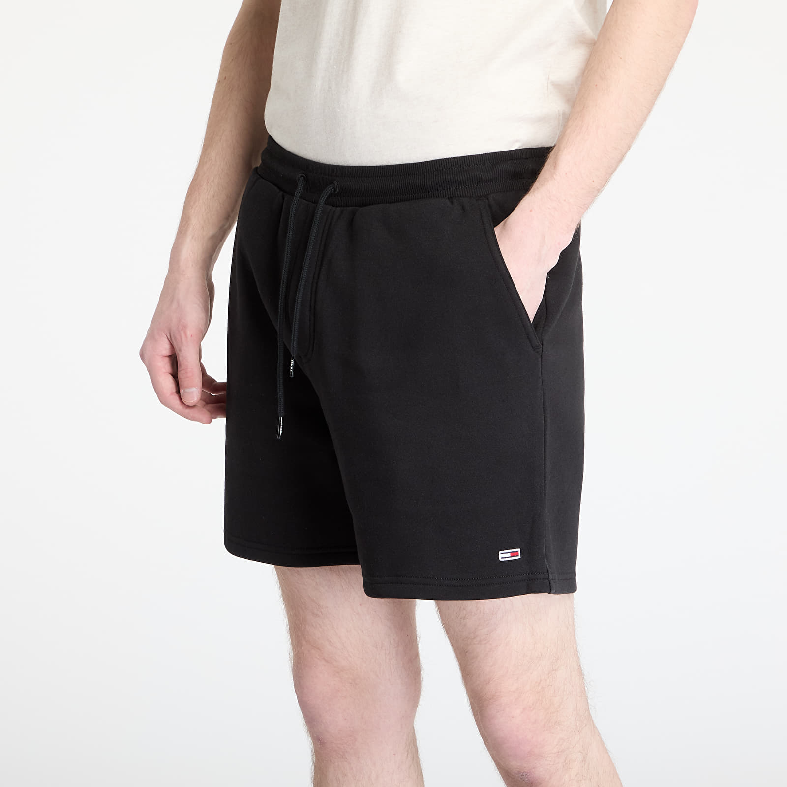 Pánské kraťasy Tommy Jeans S Flag Beach Short Black