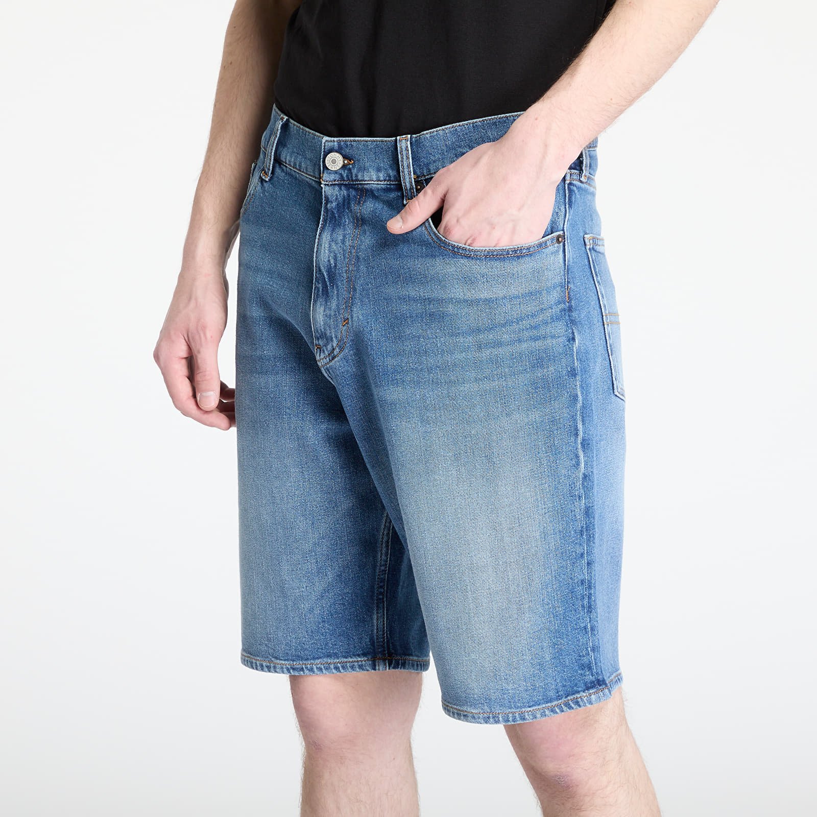 Kraťasy Tommy Jeans Isaac Relaxed Short Denim