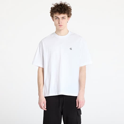 Calvin Klein Jeans Ss Relaxed Archive Logo Tee White