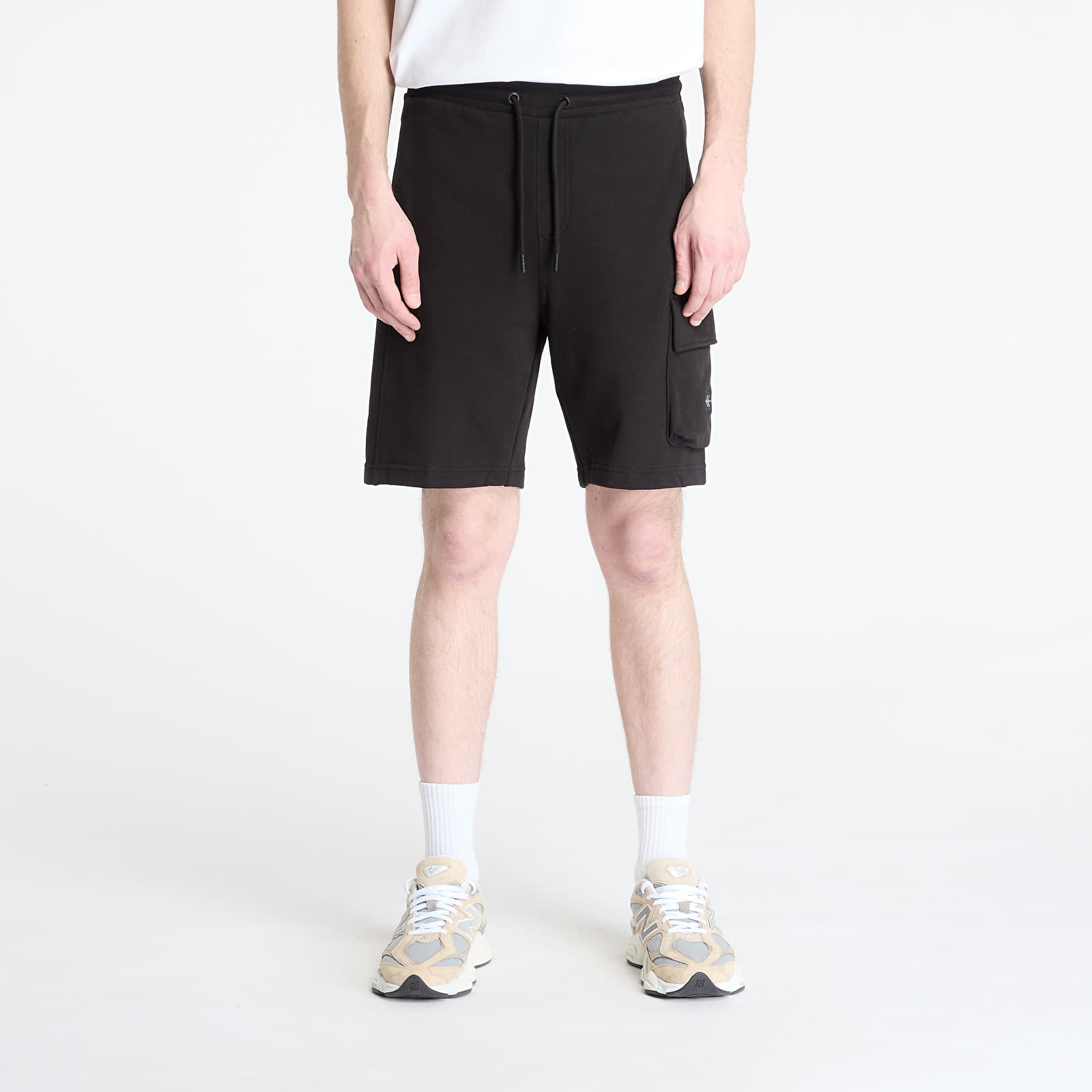 Pánské kraťasy Calvin Klein Jeans Woven Label Short Black