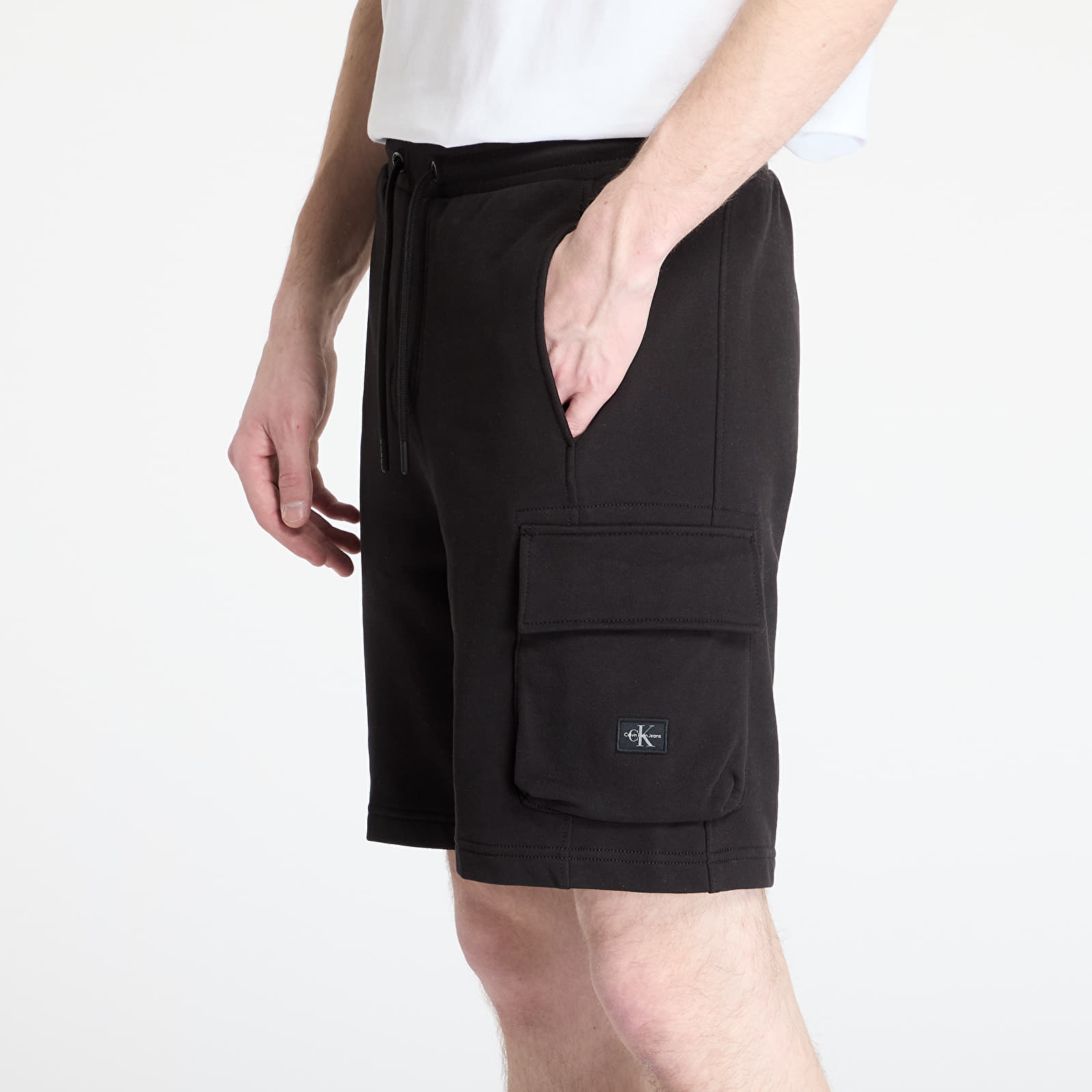 Pánské kraťasy Calvin Klein Jeans Woven Label Short Black